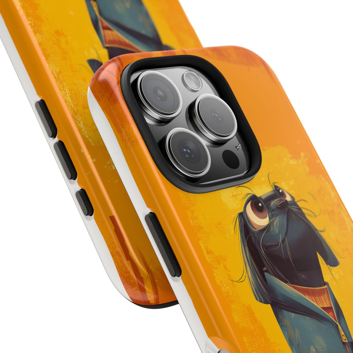 Fun Dog Art Tough Phone Case - Durable Pet Lover Gift