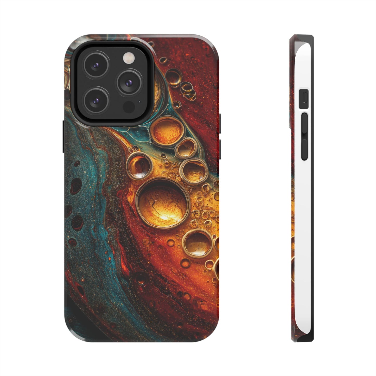 Abstract Art Tough Phone Case - Unique Colorful Design