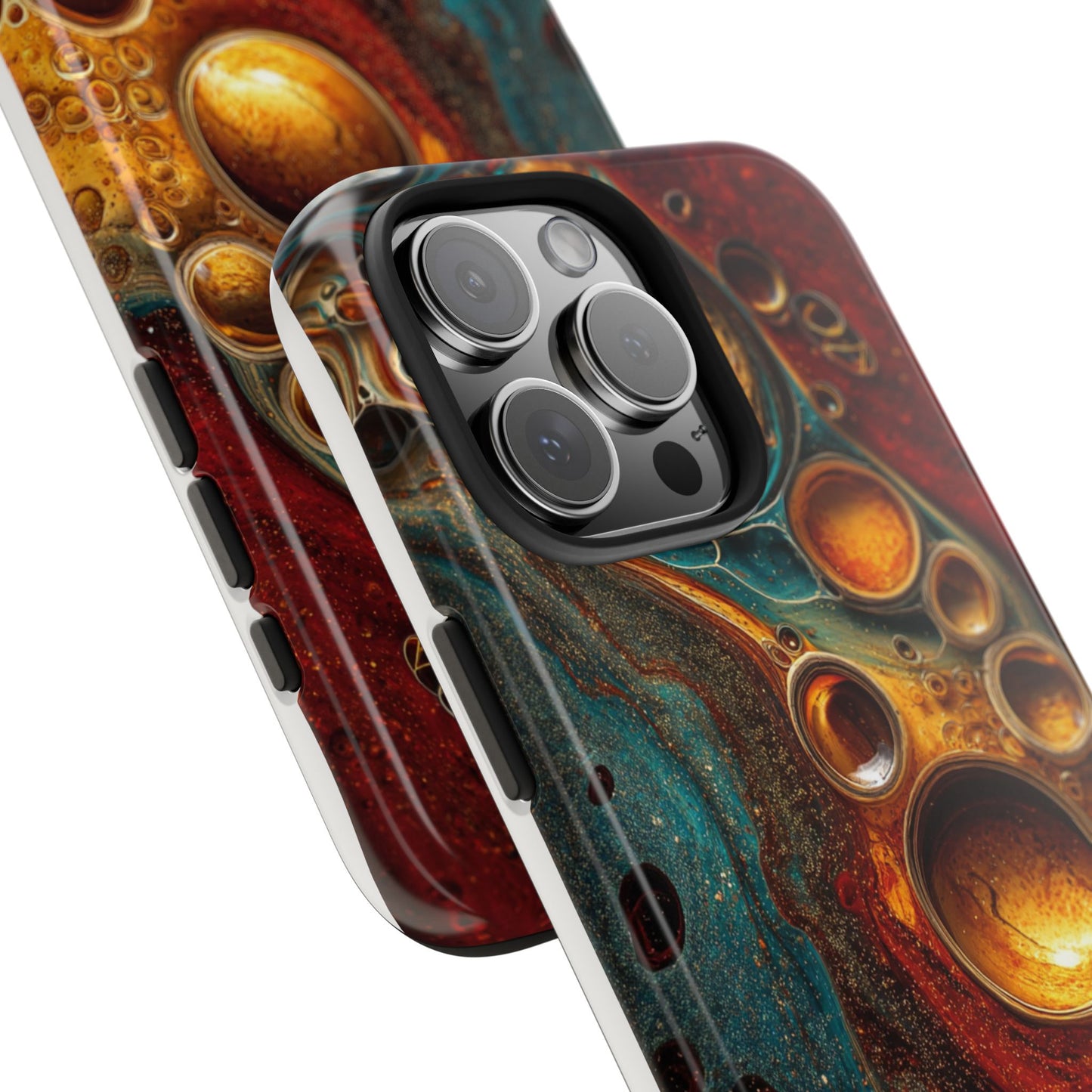 Abstract Art Tough Phone Case - Unique Colorful Design