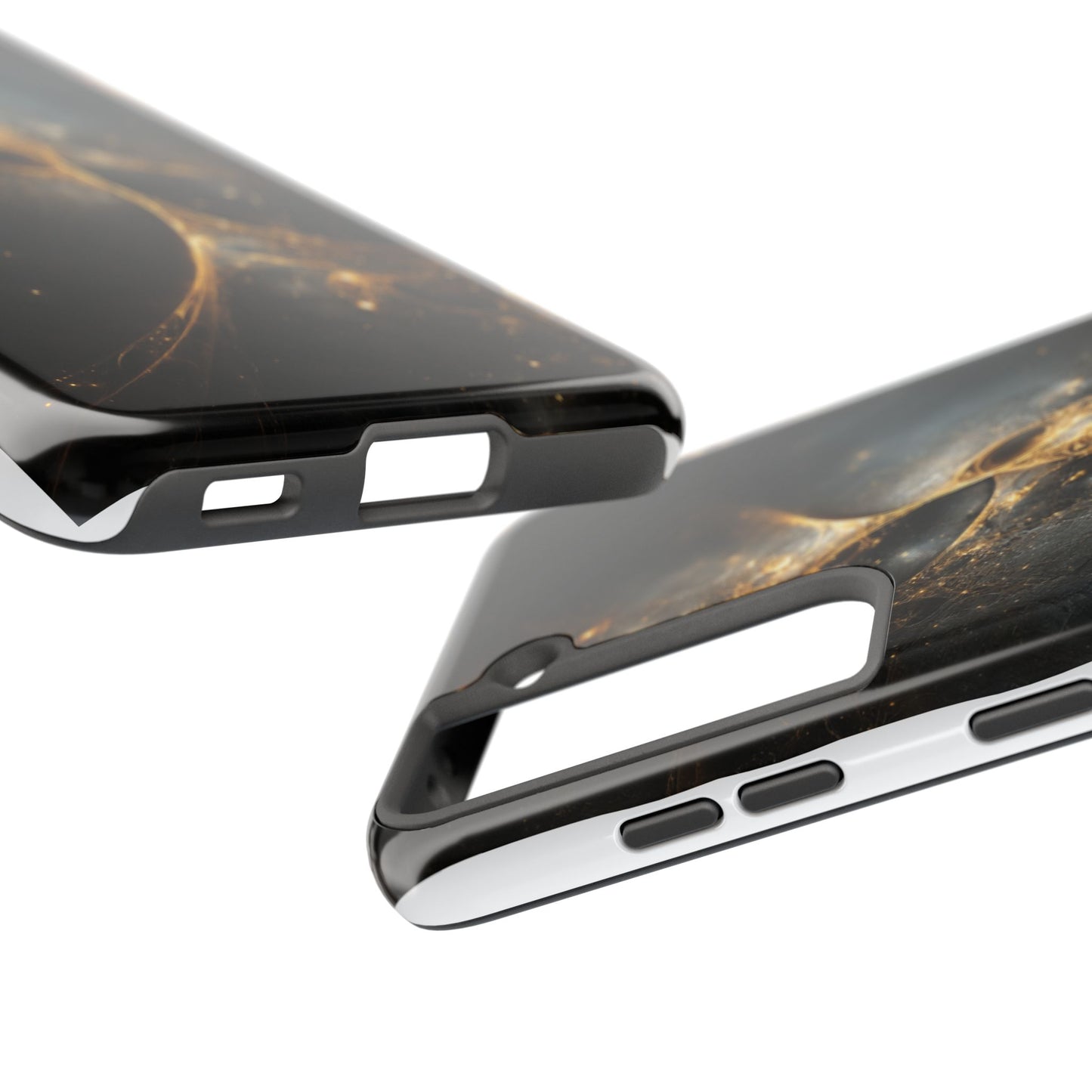 Galactic Elegance Tough Phone Case - Premium Protection for Cosmic Lovers
