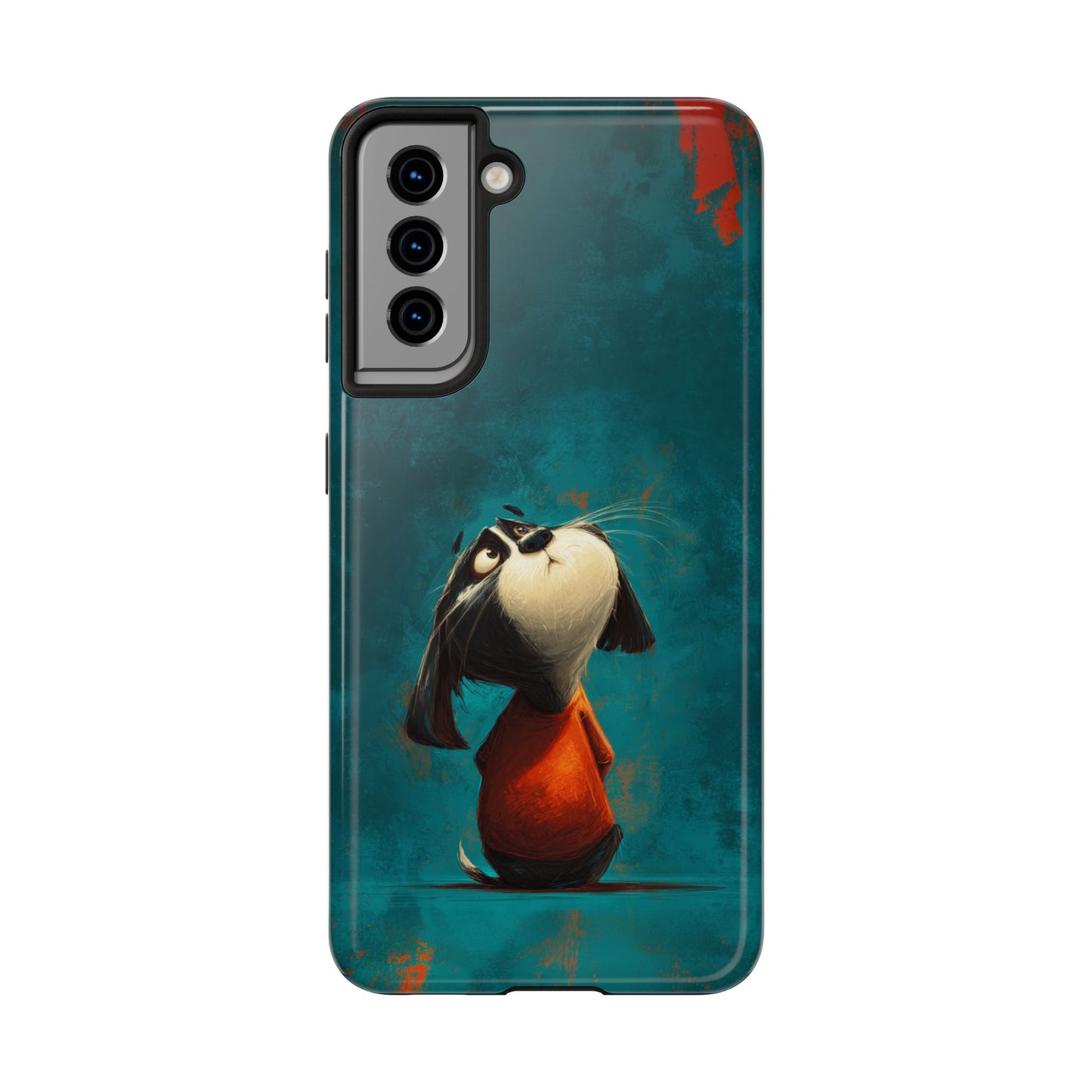 Whimsical Dog Tough Phone Case - Perfect for Pet Lovers!