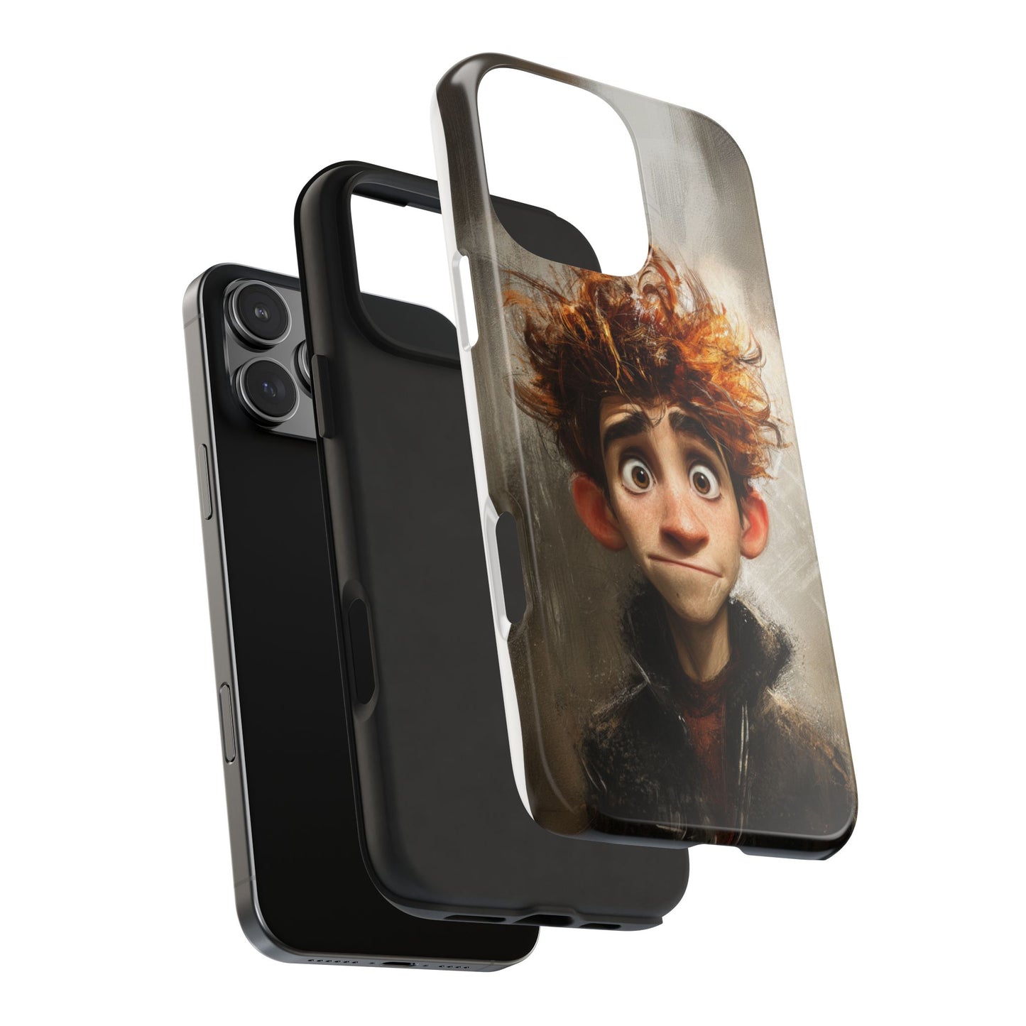 Whimsical Tough Phone Case – Unique Art Design for Creative Souls