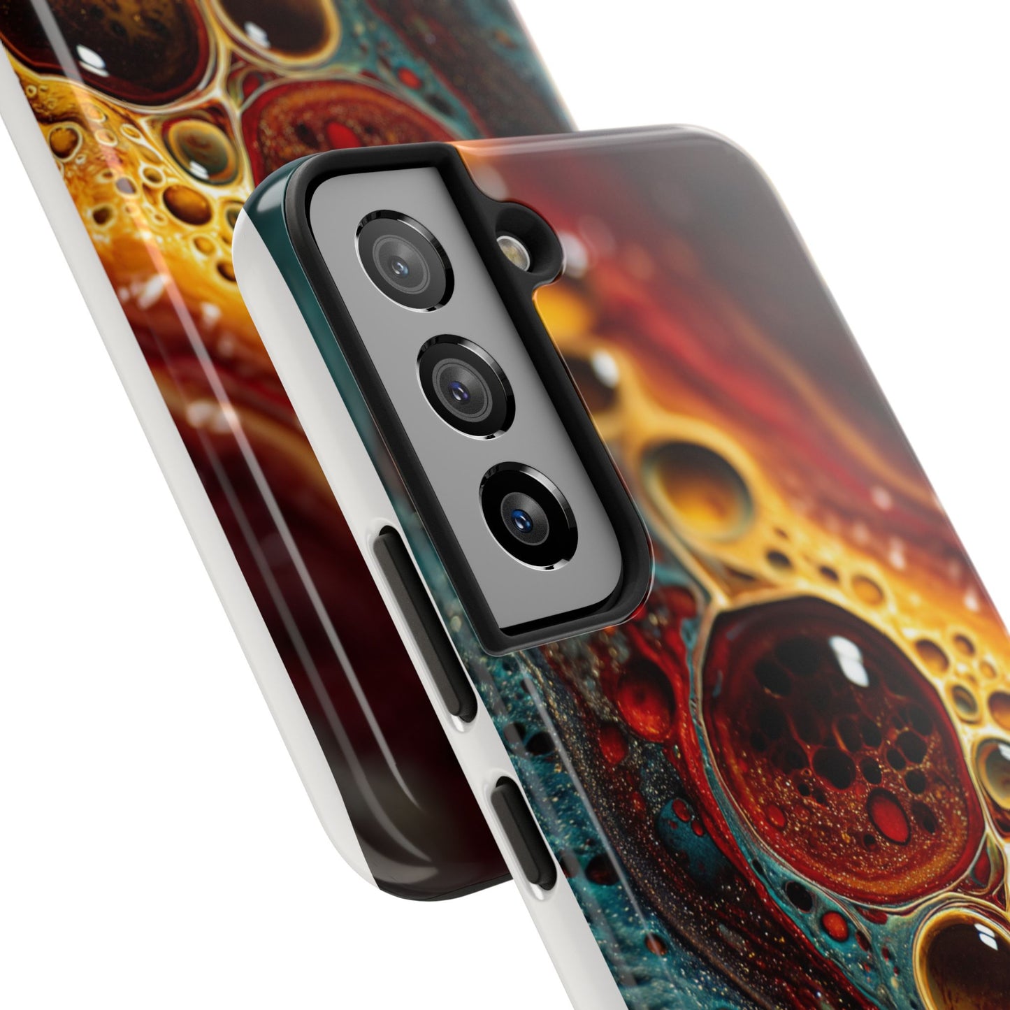 Vibrant Abstract Tough Phone Case - Unique Art for Stylish Protection