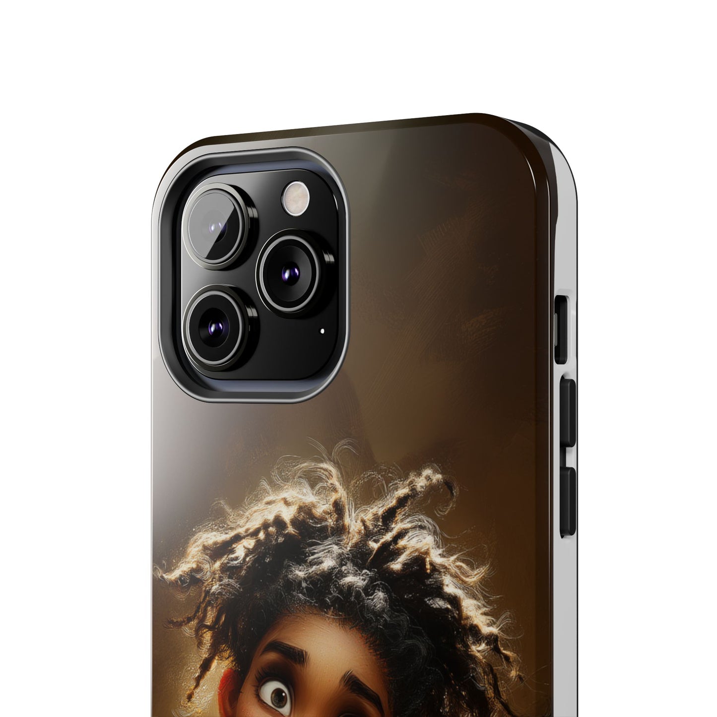 Whimsical Tough Phone Case with Playful Character Design