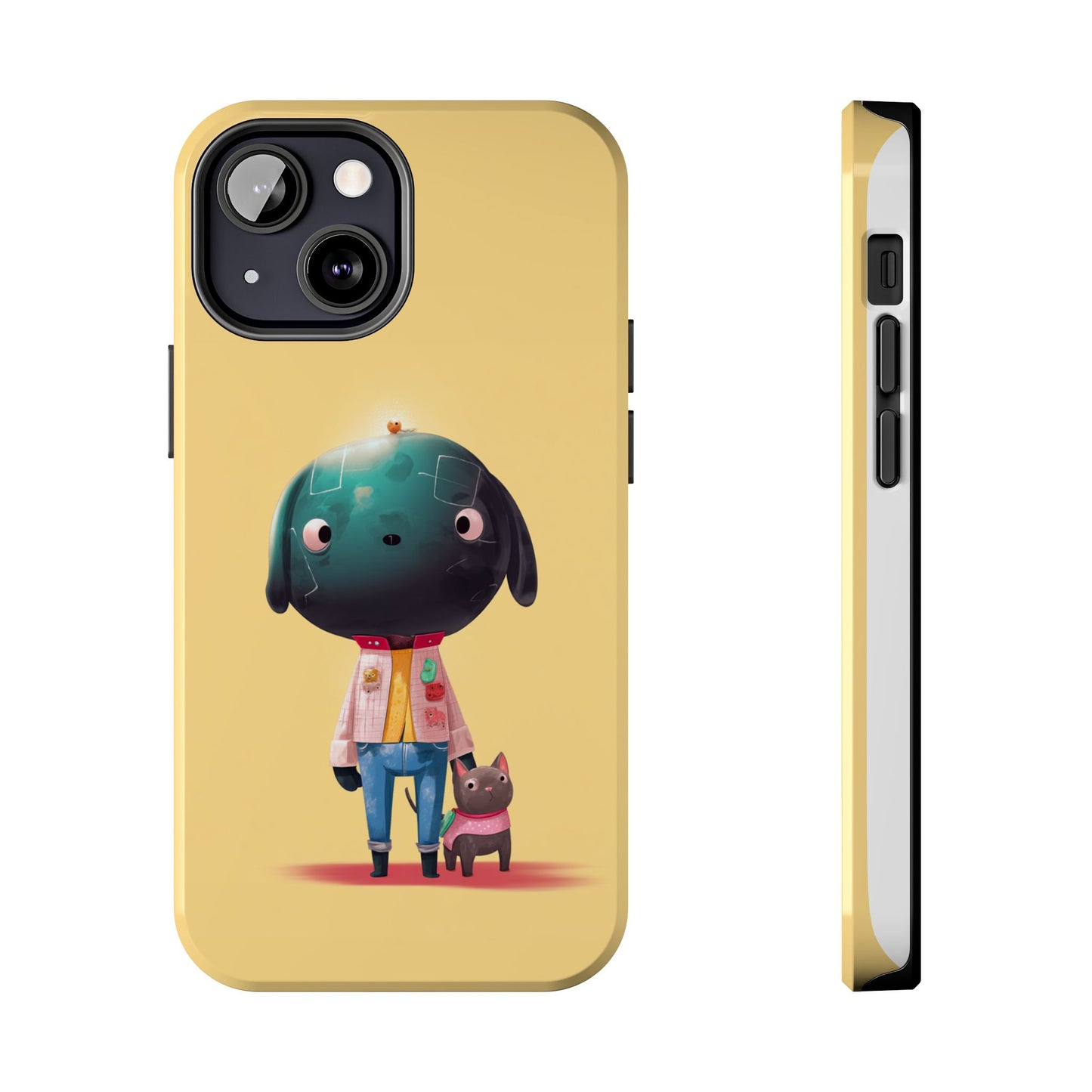 Cute Dog-Themed Tough Phone Cases for Pet Lovers - Durable Protection & Whimsical Design