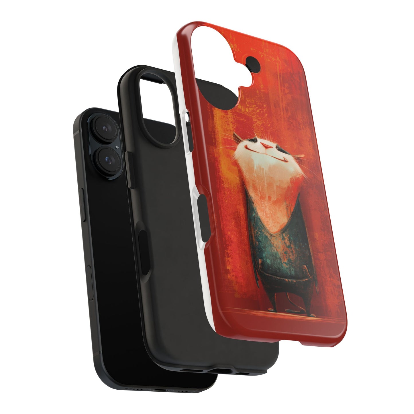 Funny Animal Tough Phone Case – Durable Protection with Whimsical Design