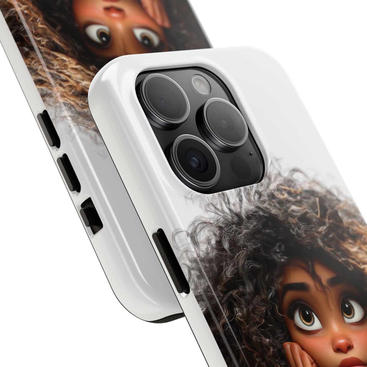 Whimsical Tough Phone Case – Playful Character Design for Teens & Creatives