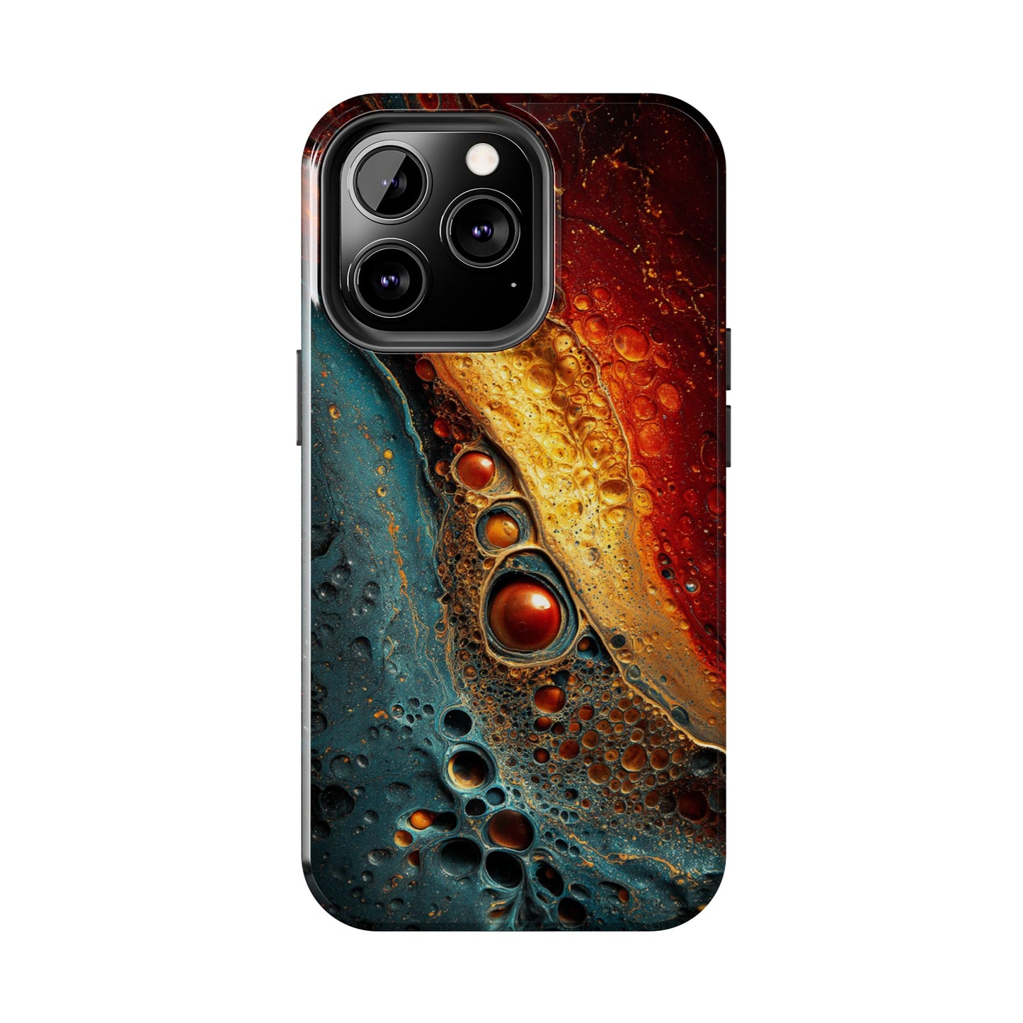 Abstract Colorful Tough Phone Case - Protective Cover with Unique Design