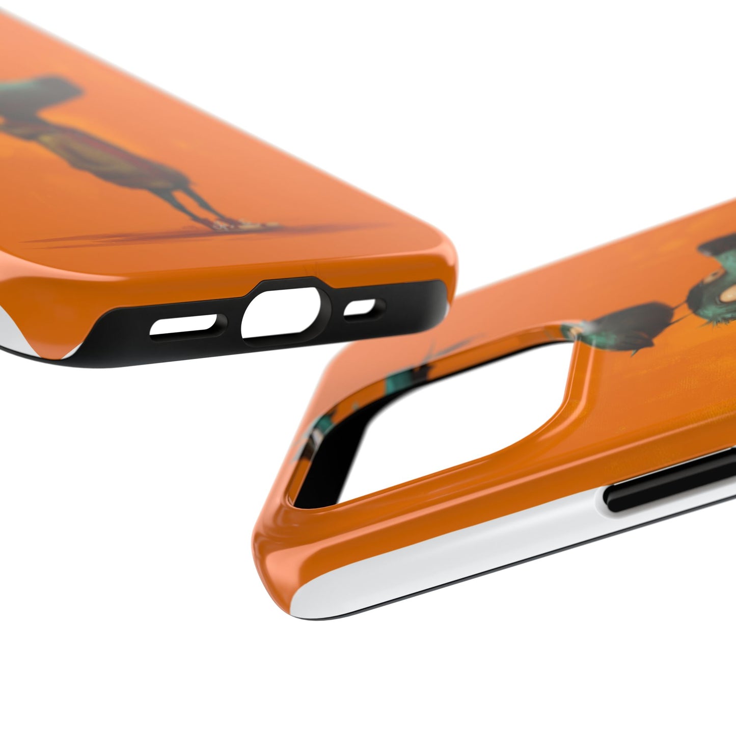 Fun Dog & Bird Tough Phone Cases - Quirky Animal Art for Pet Lovers