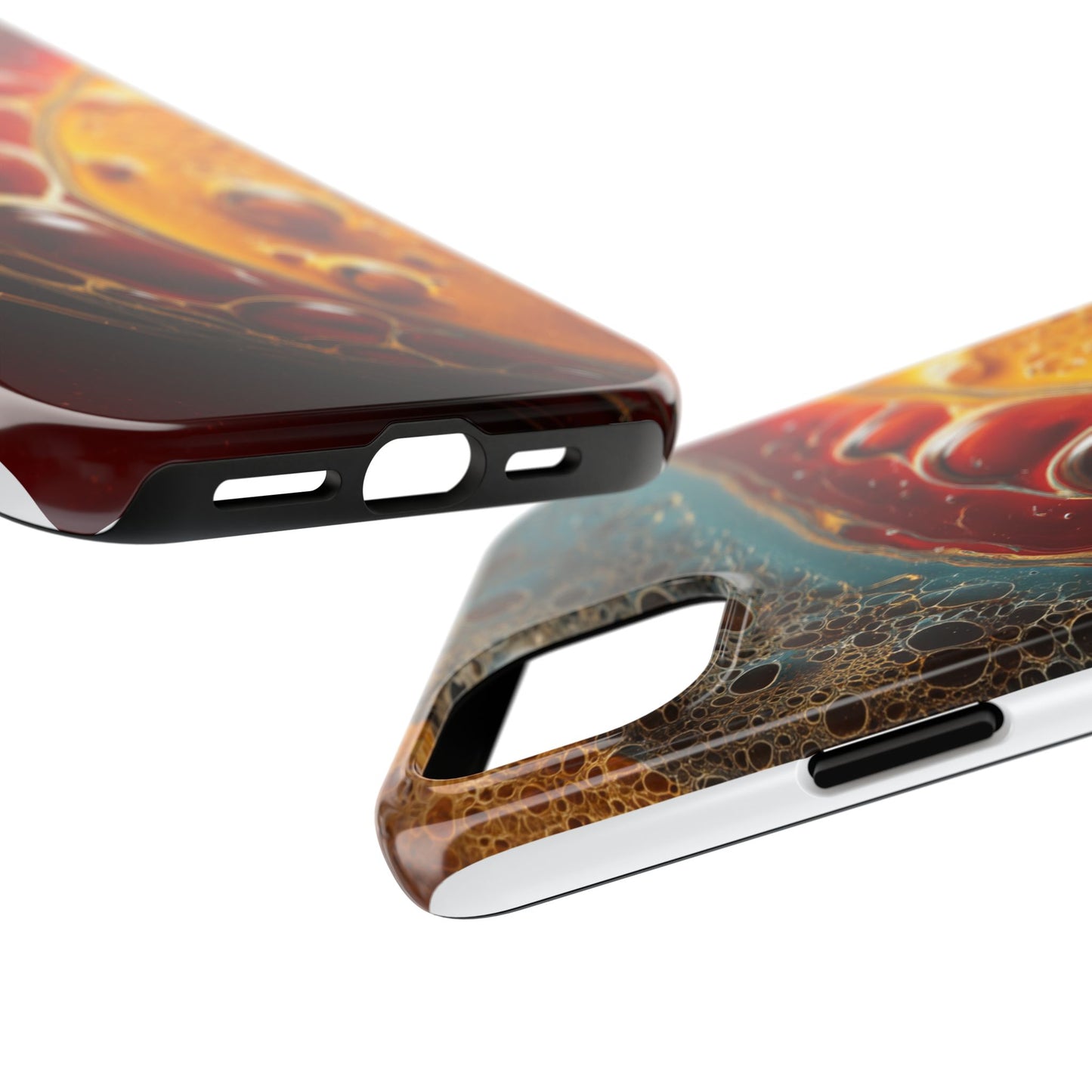 Vibrant Abstract Tough Phone Case - Colorful Protection for Your Device