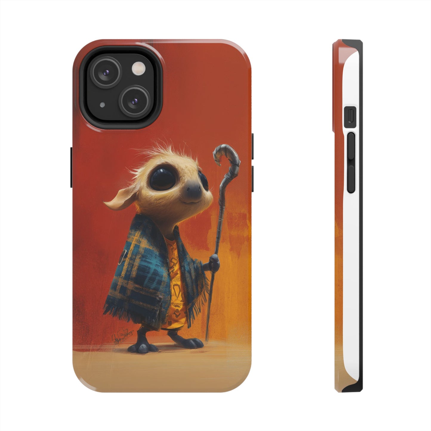 Whimsical Tough Phone Case - Cute Character Design for Kids & Adults