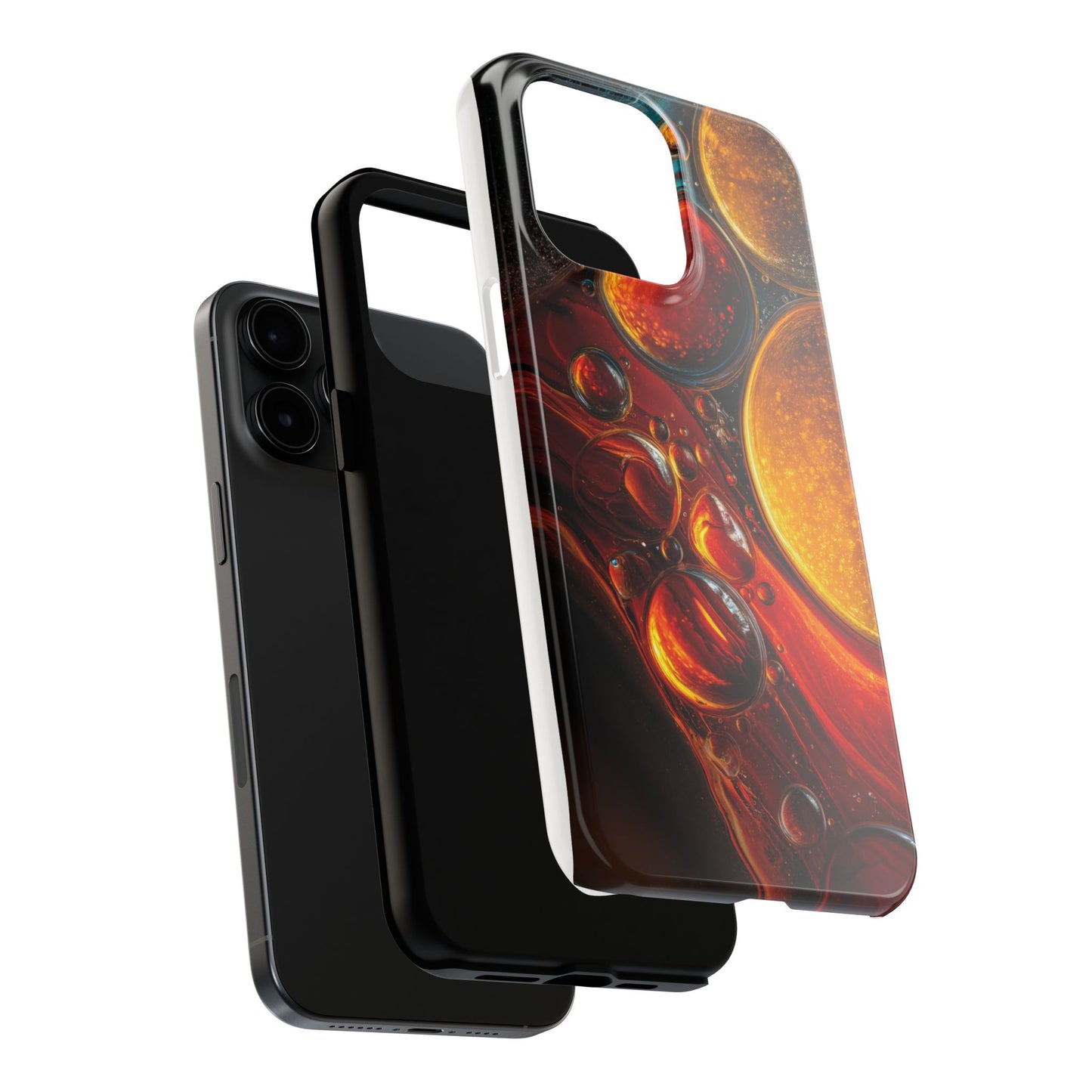 Vibrant Abstract Tough Phone Case - Protective Cover with Colorful Design