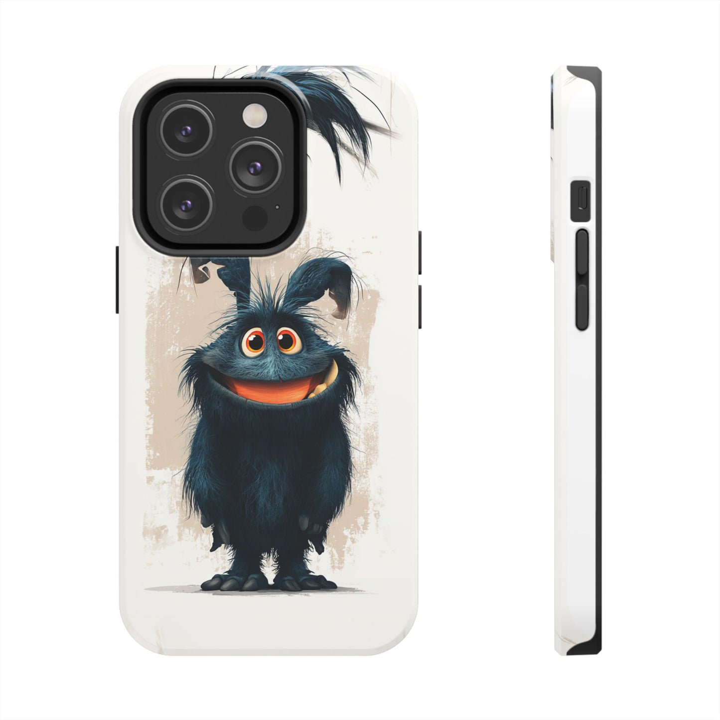 Whimsical Monster Tough Phone Case - Durable Protection for Fun-Loving Individuals