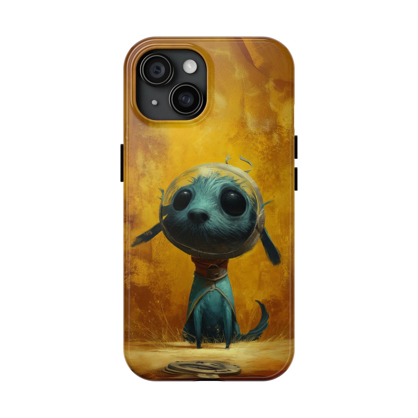 Cute Dog Art Tough Phone Case - Stylish & Protective