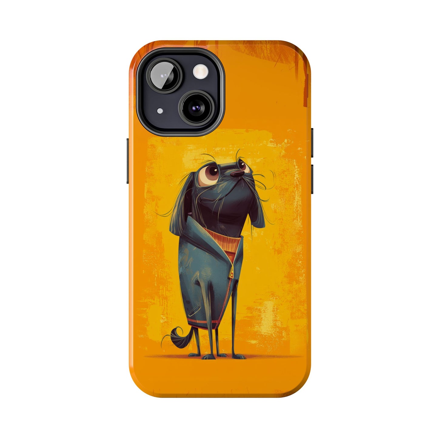 Fun Dog Art Tough Phone Case - Durable Pet Lover Gift