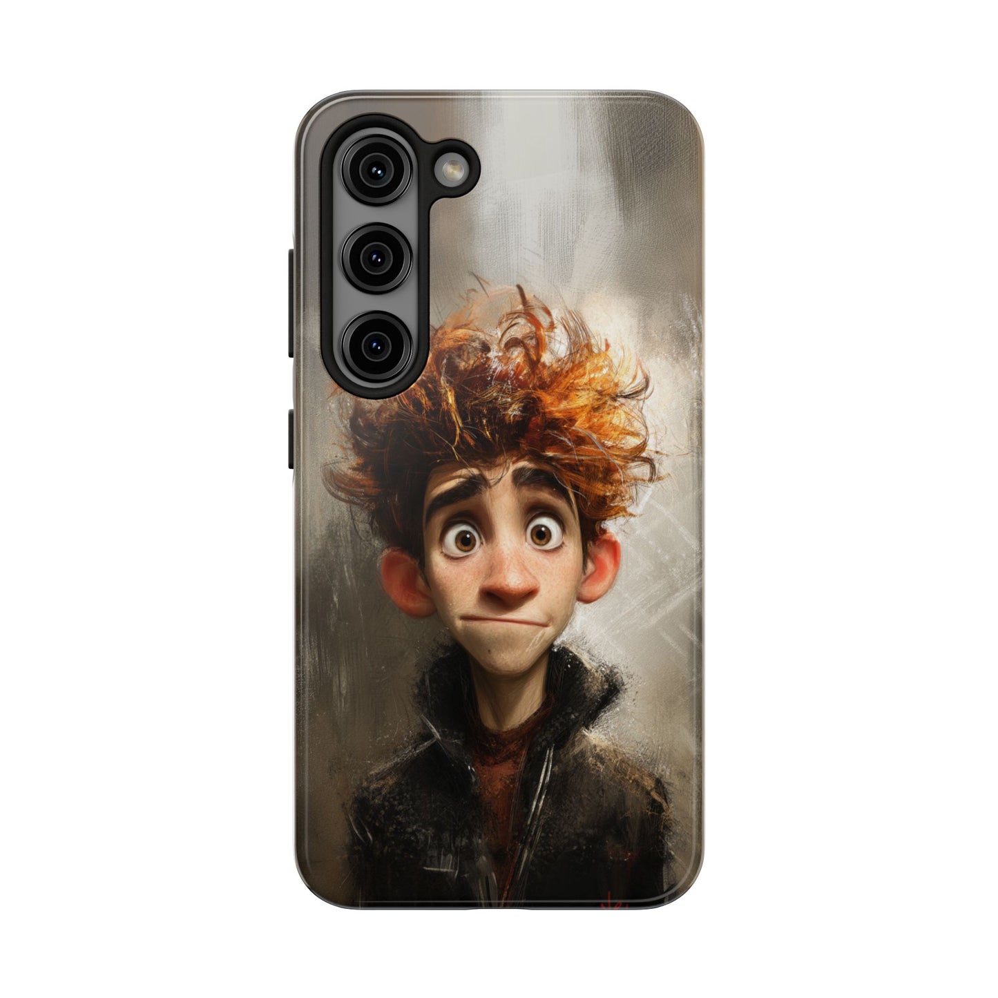 Whimsical Tough Phone Case – Unique Art Design for Creative Souls
