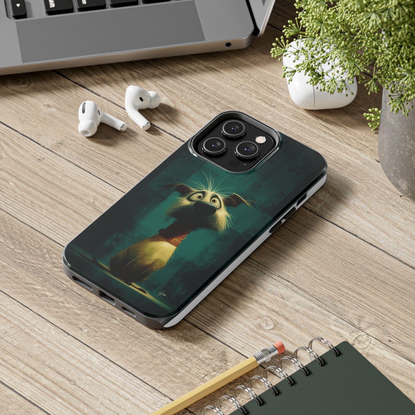 Cute Pet-Inspired Tough Phone Case - Ideal for Animal Lovers