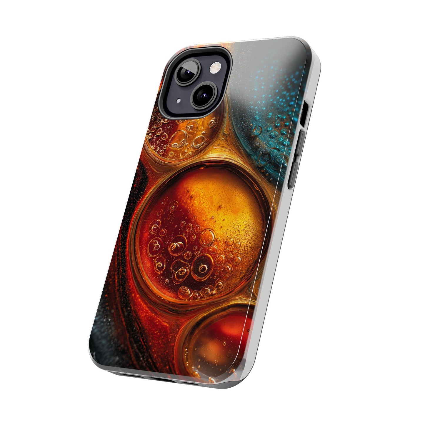 Vibrant Abstract Tough Phone Case – Bubble Design for Ultimate Protection