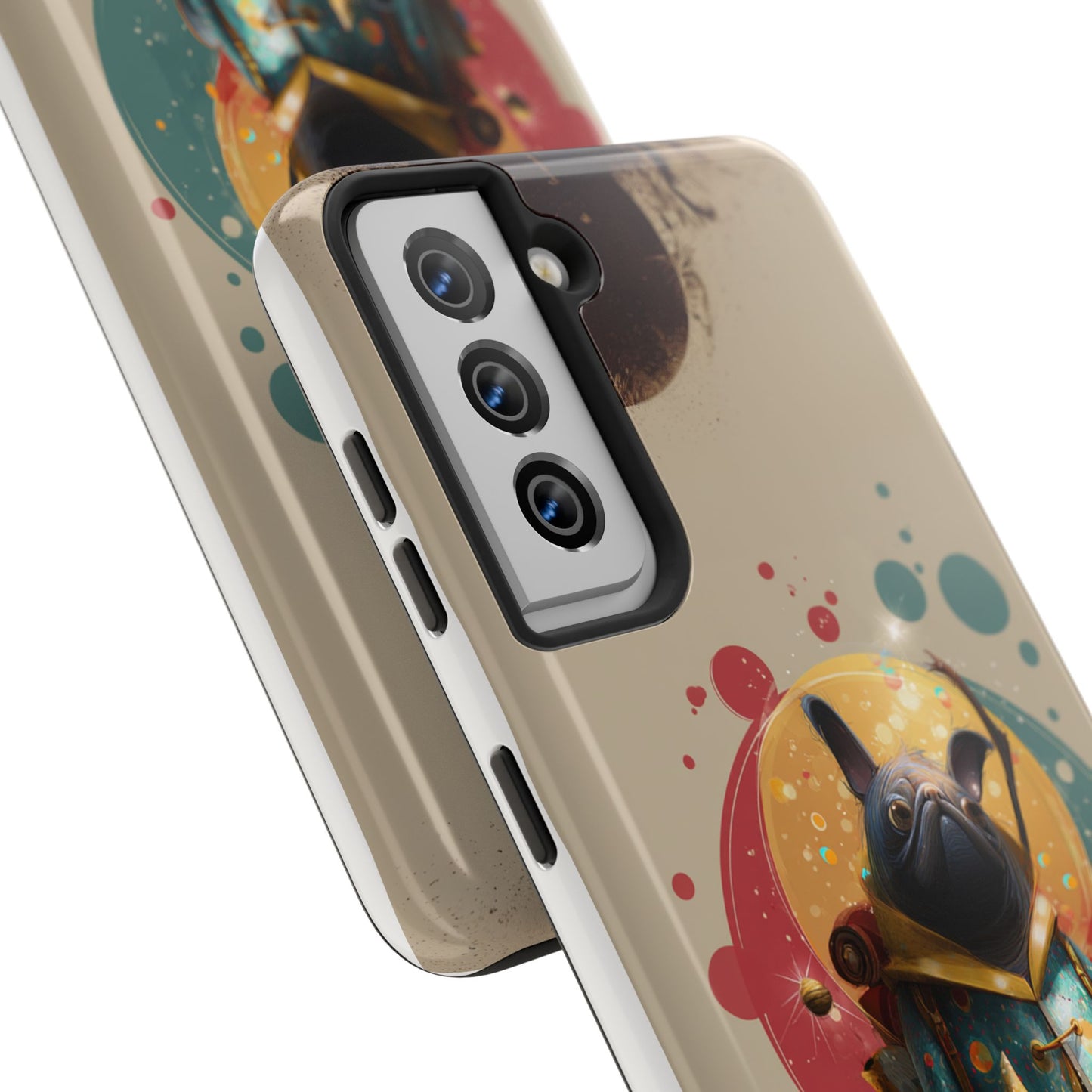 Whimsical Pet-Inspired Tough Phone Case - Perfect for Animal Lovers