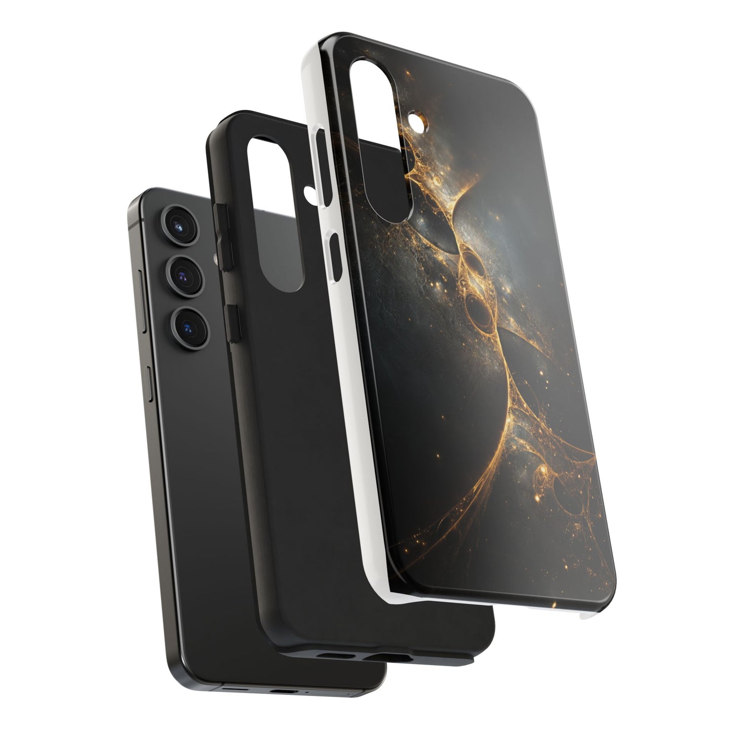 Galactic Elegance Tough Phone Case - Premium Protection for Cosmic Lovers