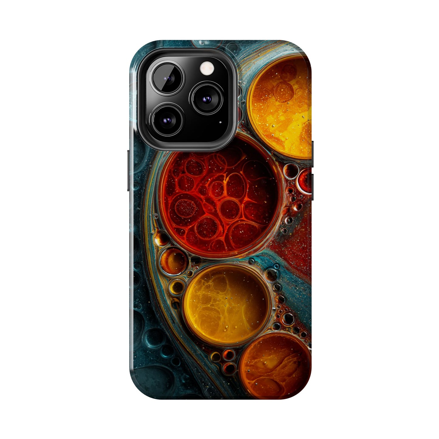 Vibrant Abstract Tough Phone Case - Durable Protection with Artistic Design