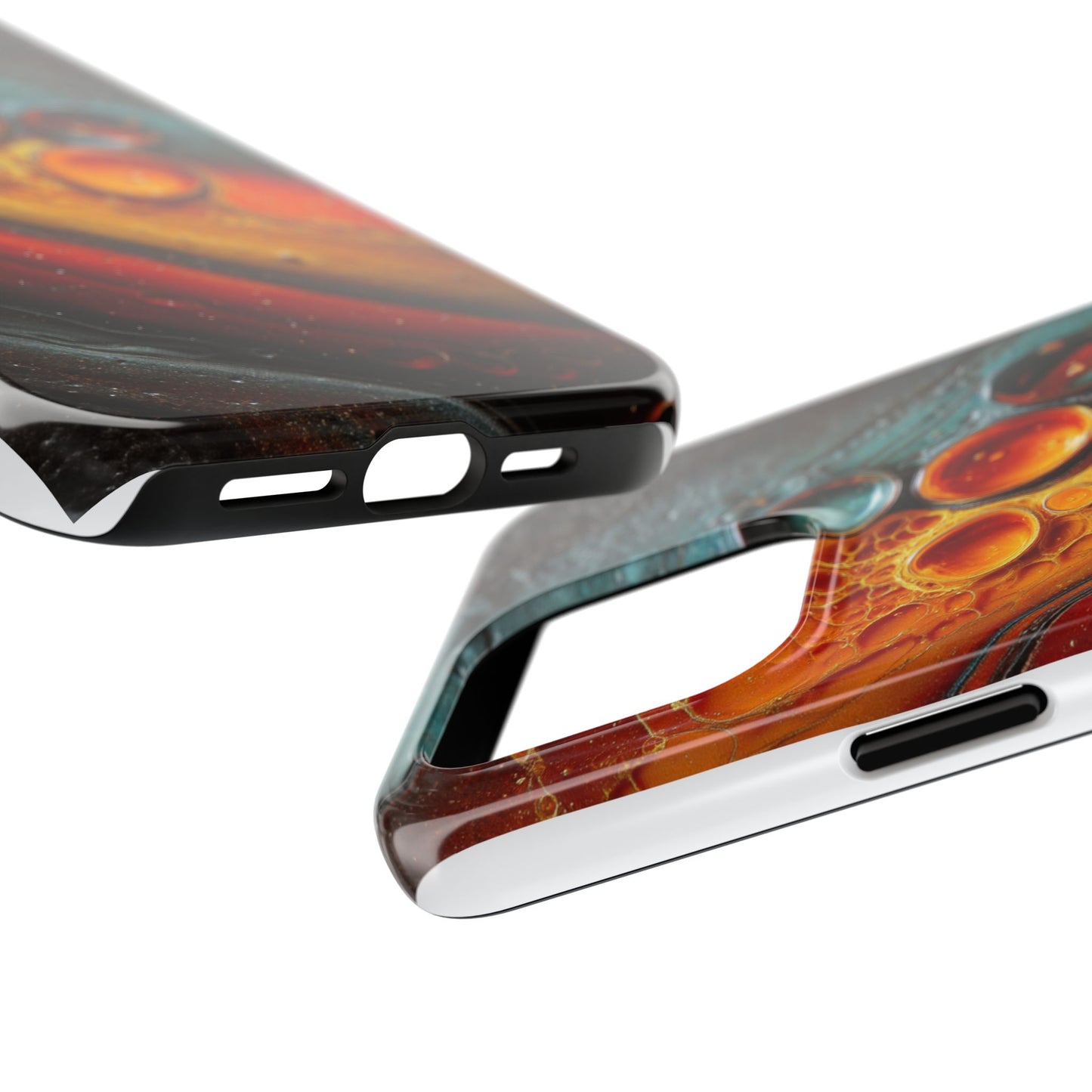 Artistic Tough Phone Case - Unique Abstract Design for Durable Protection