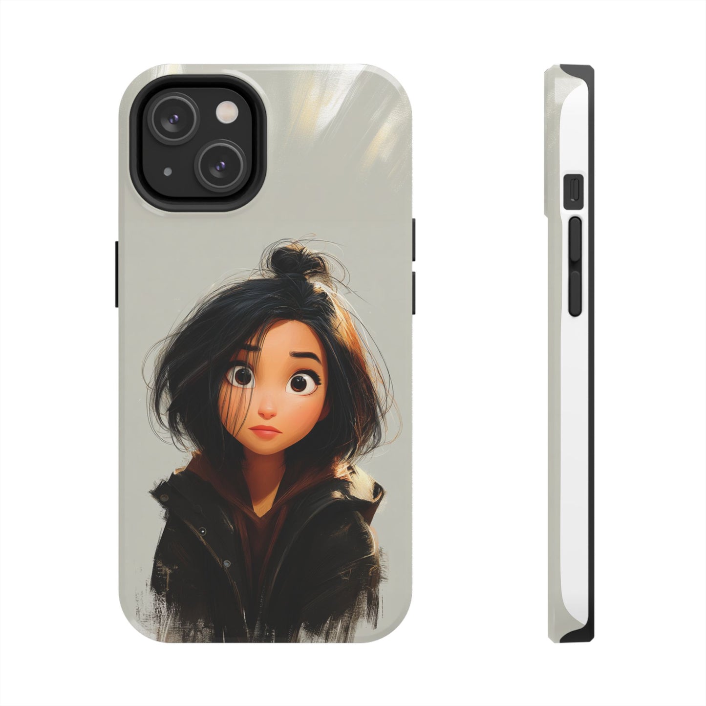 Artistic Tough Phone Case - Unique Design for Creative Souls