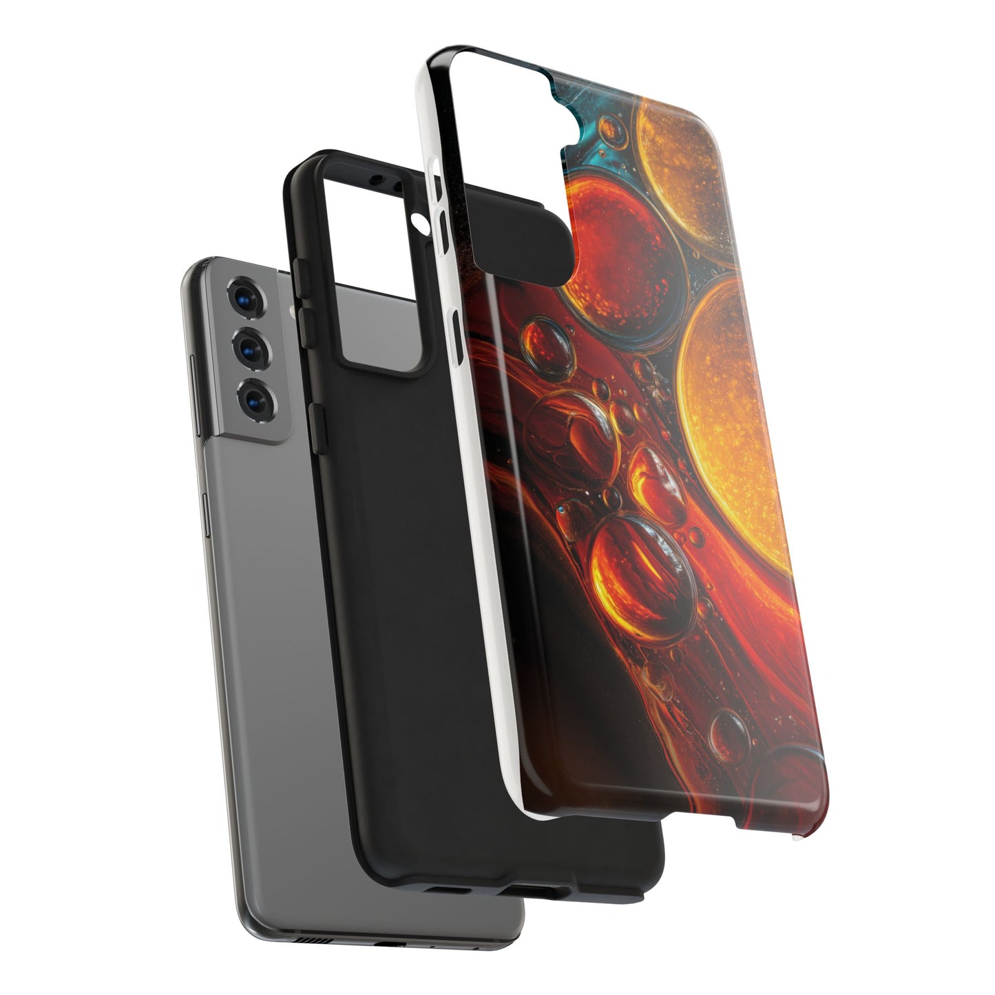 Vibrant Abstract Tough Phone Case - Protective Cover with Colorful Design
