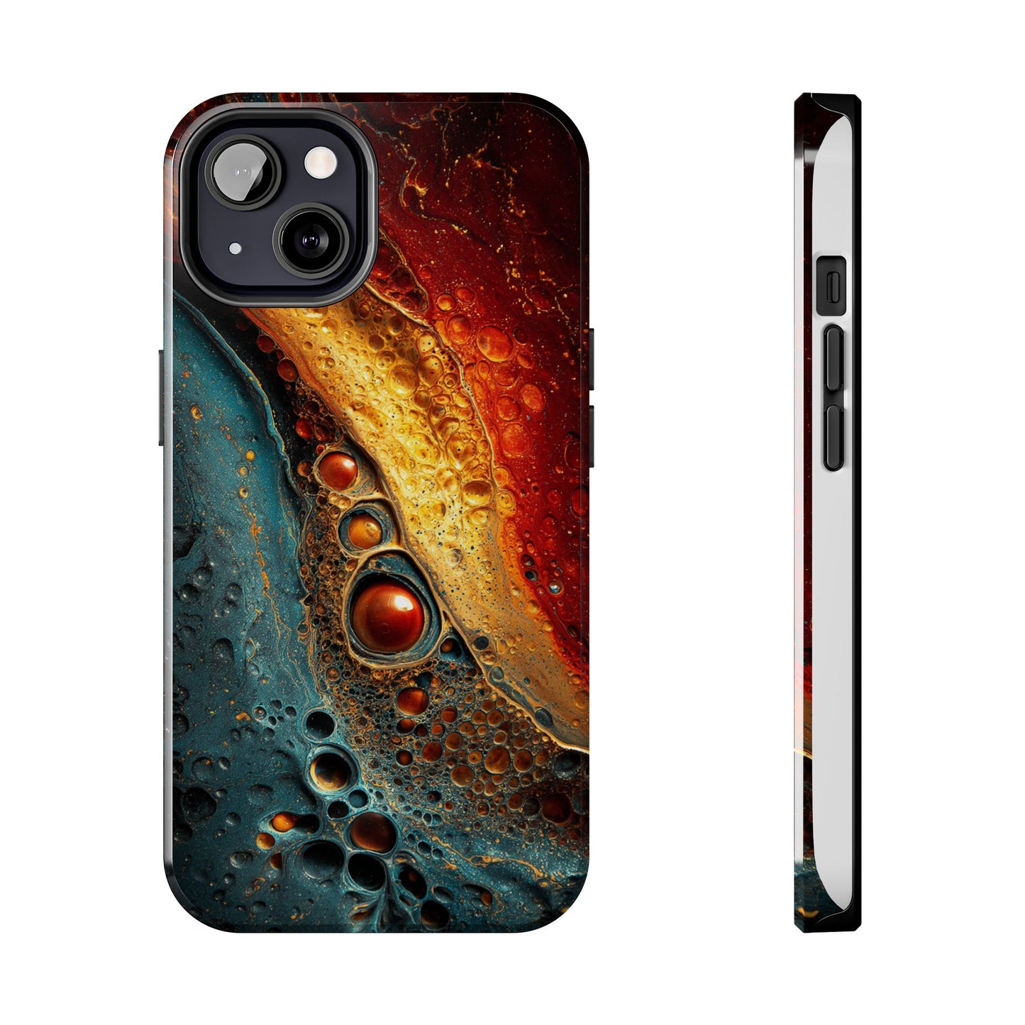 Abstract Colorful Tough Phone Case - Protective Cover with Unique Design
