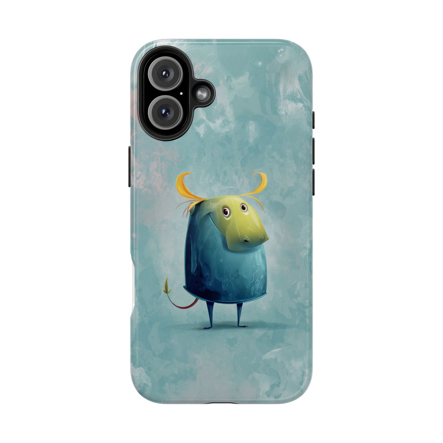 Cute Cartoon Bull Tough Phone Case - Durable & Fun Protection