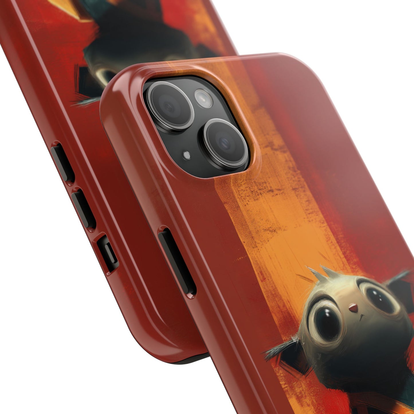 Adventurous Character Tough Phone Case - Durable Protection for Creative Souls