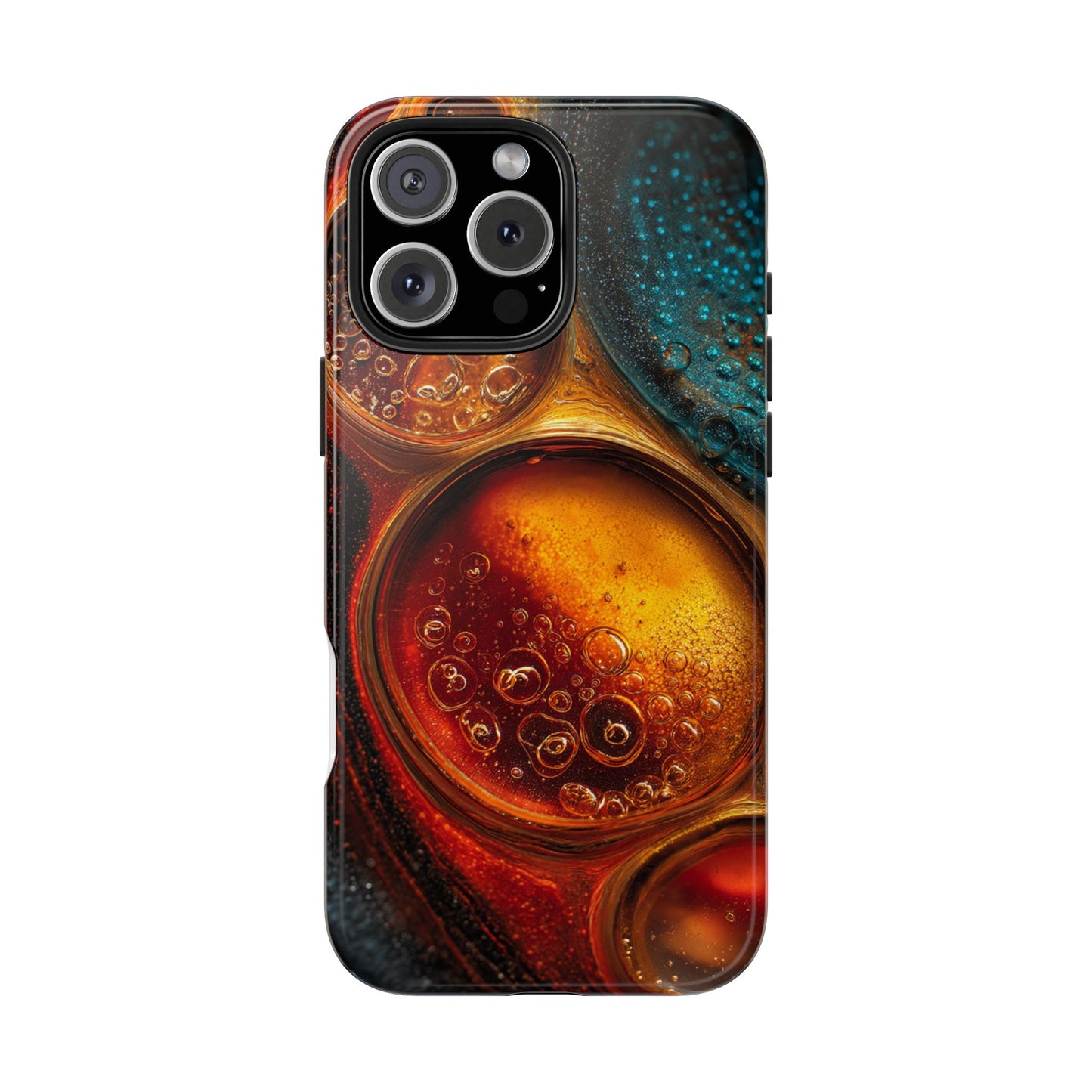 Vibrant Abstract Tough Phone Case – Bubble Design for Ultimate Protection