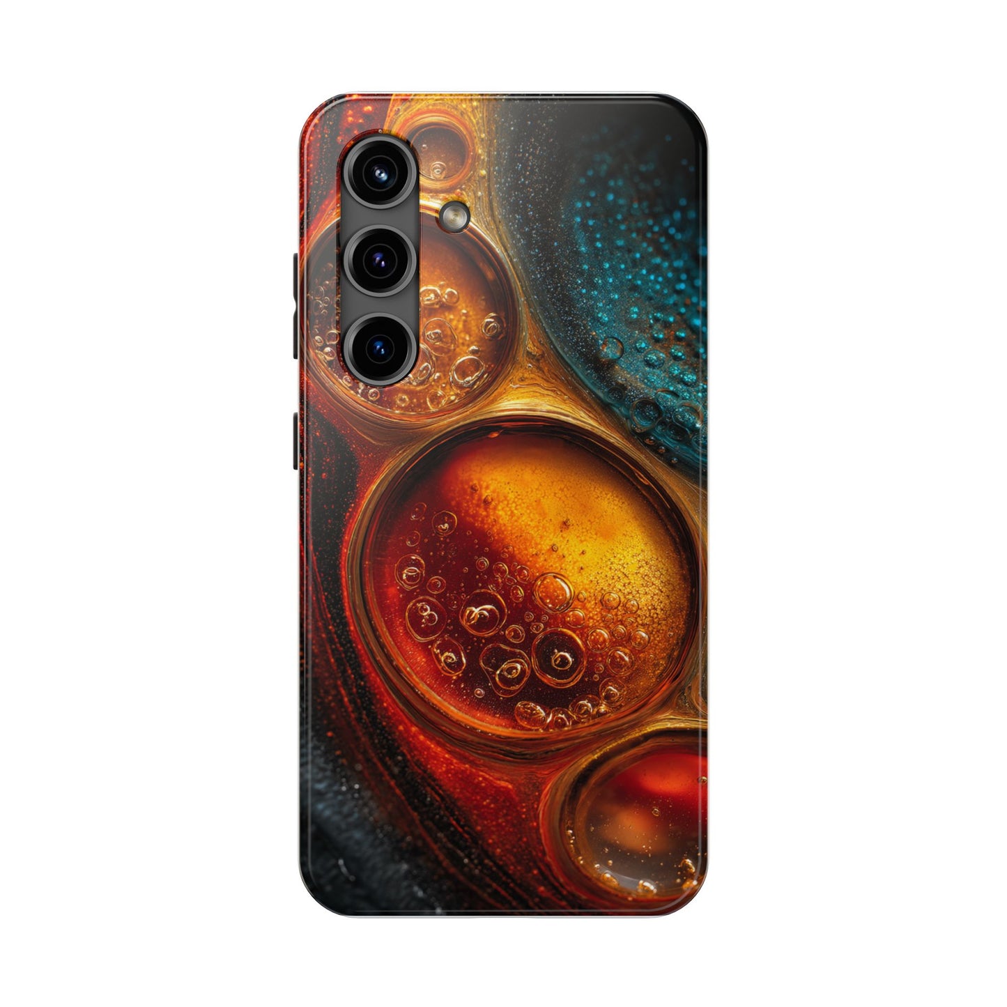 Vibrant Abstract Tough Phone Case – Bubble Design for Ultimate Protection