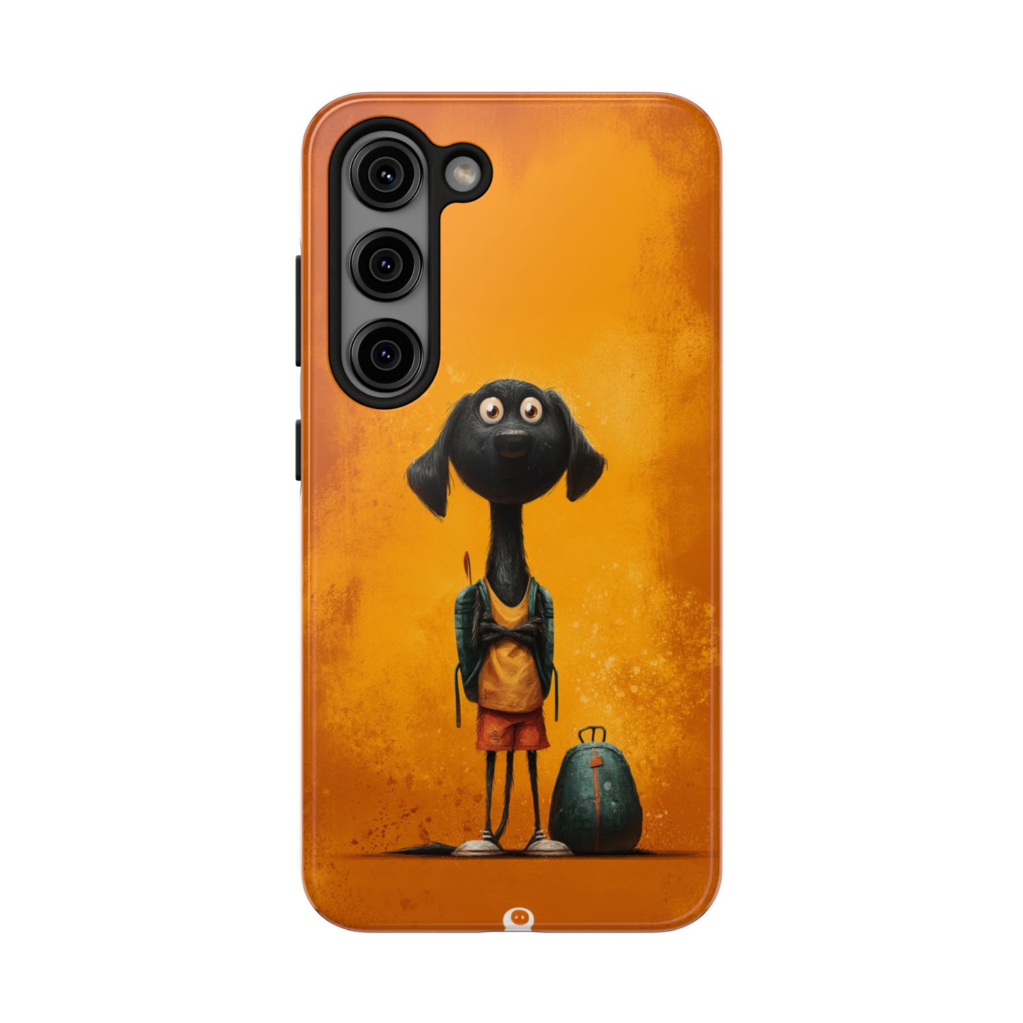 Cute Dog Art Tough Phone Case for Animal Lovers