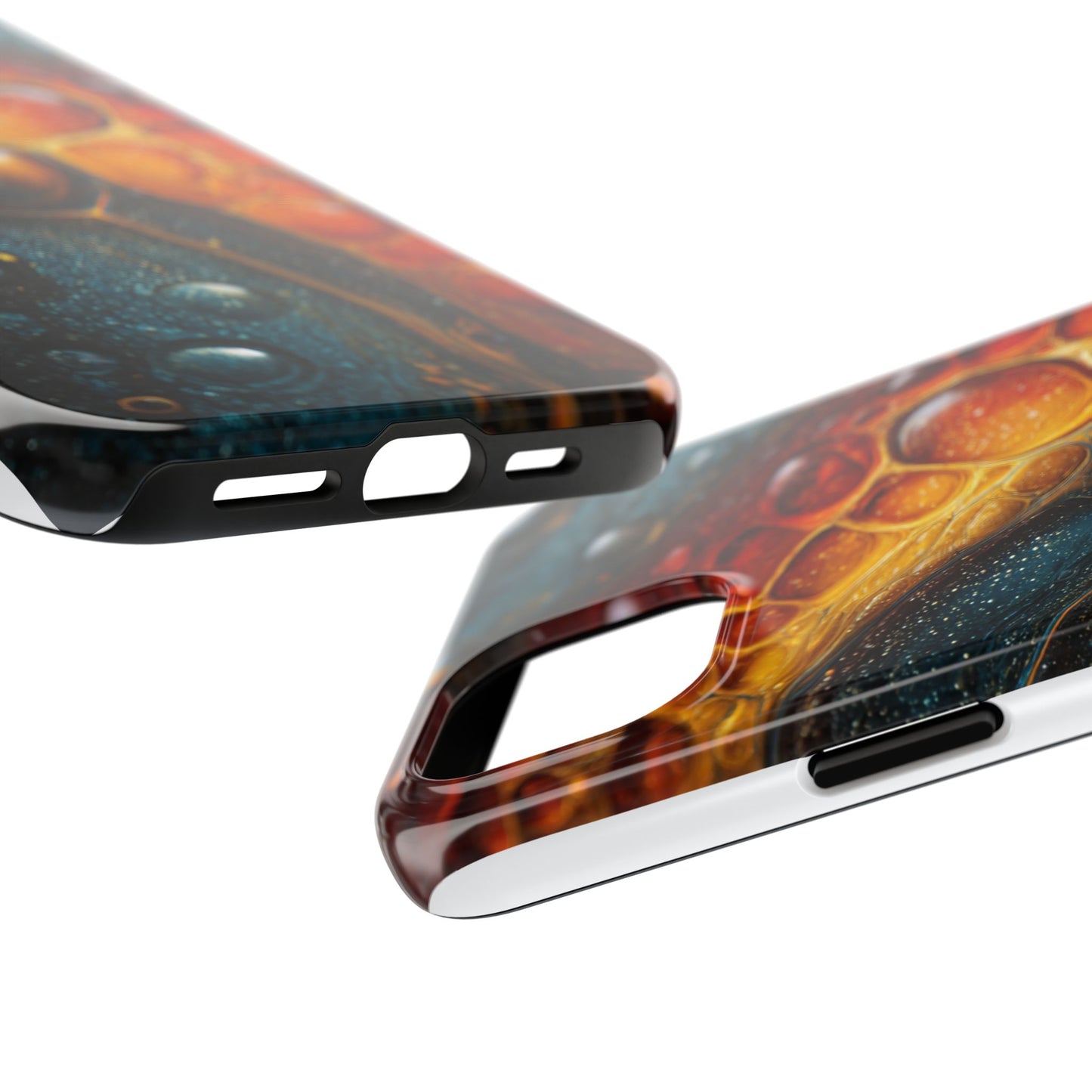 Abstract Art Tough Phone Case - Colorful Design for Stylish Protection
