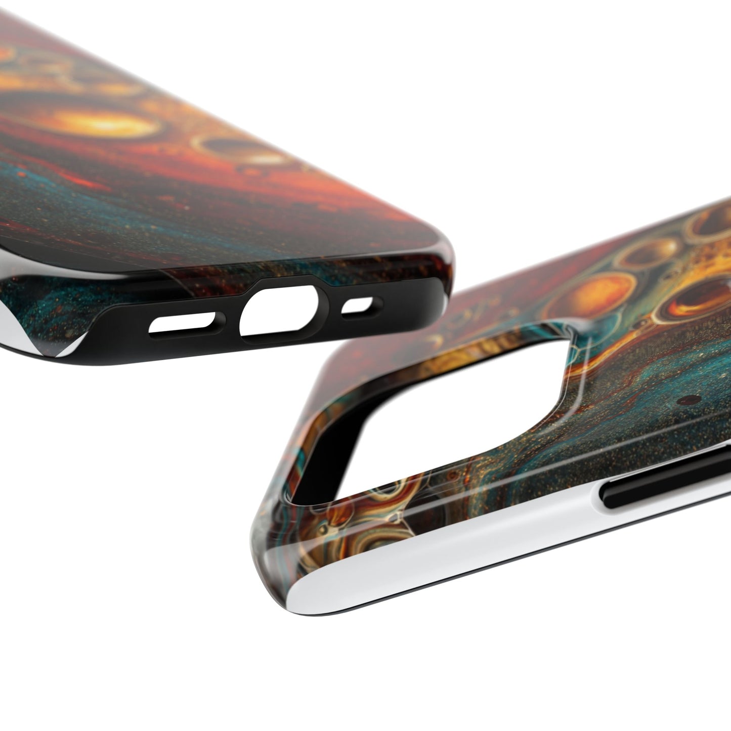 Abstract Art Tough Phone Case - Unique Colorful Design