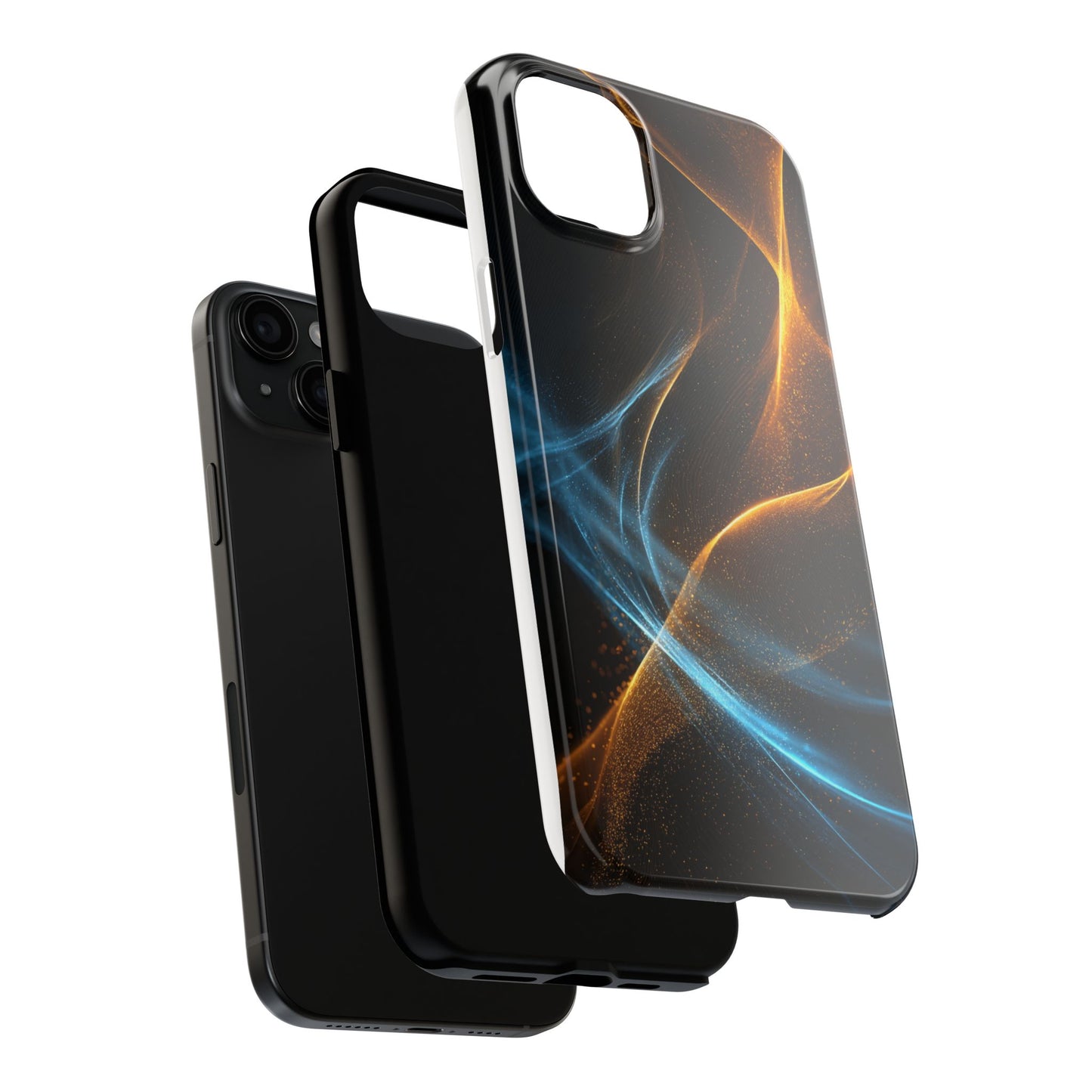 Dynamic Wave Tough Phone Case - Durable and Stylish