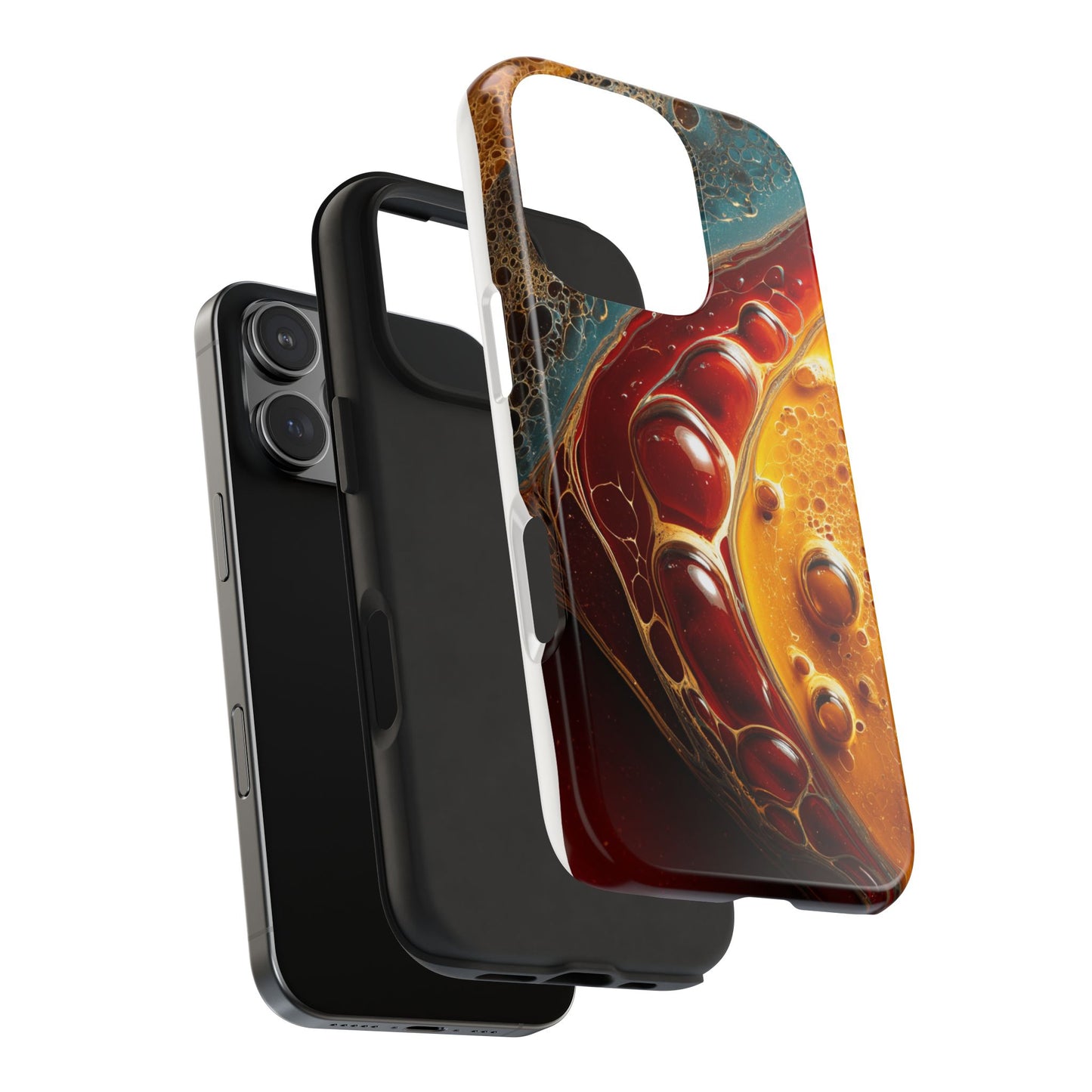 Vibrant Abstract Tough Phone Case - Colorful Protection for Your Device