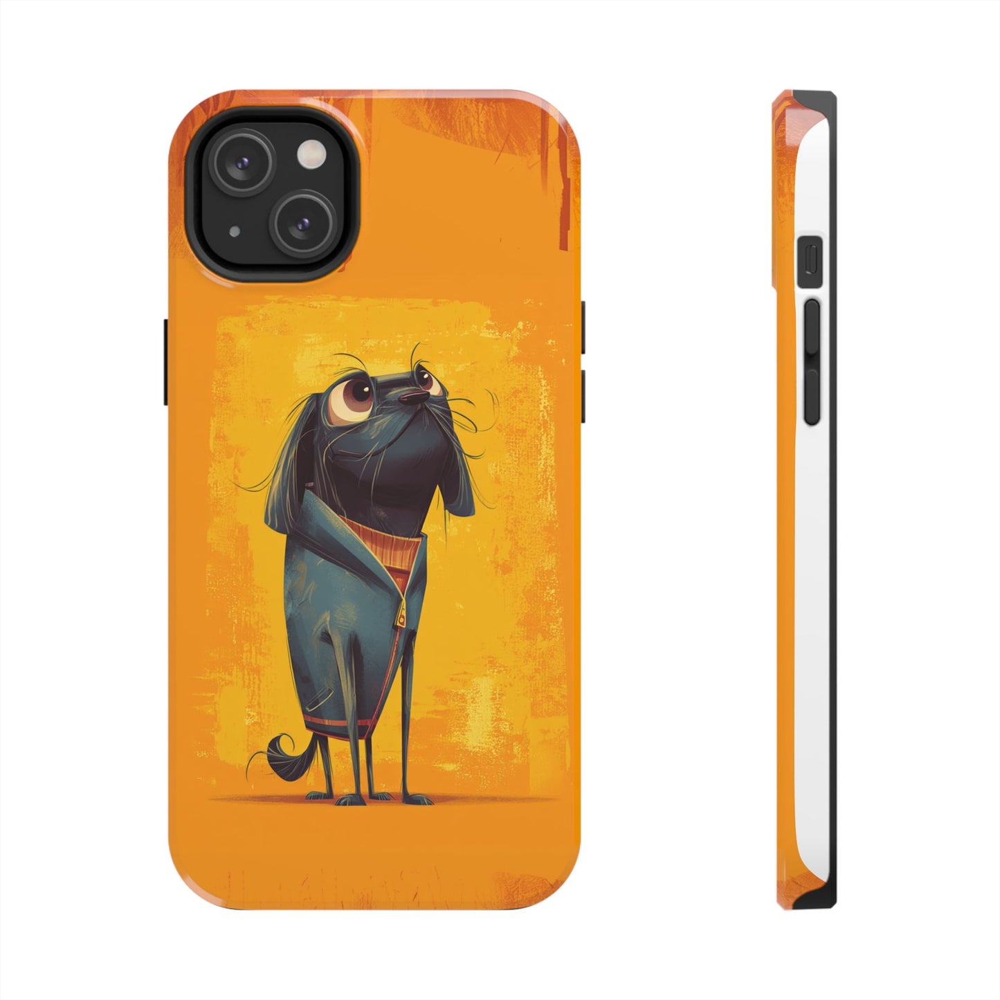 Fun Dog Art Tough Phone Case - Durable Pet Lover Gift