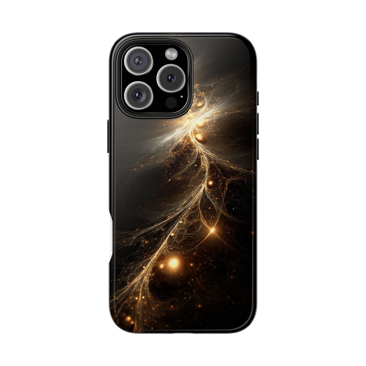 Cosmic Glow Tough Phone Case - Galaxy Design for Sci-Fi Lovers