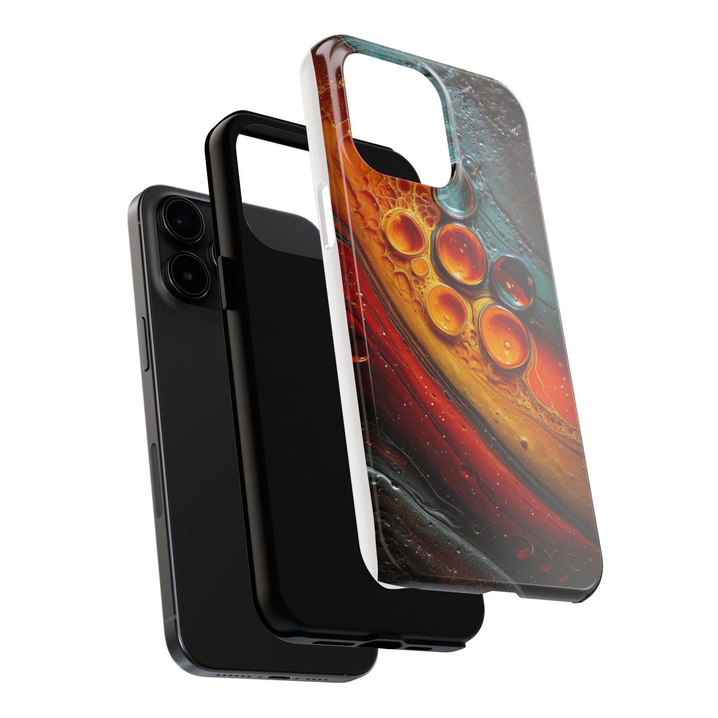 Artistic Tough Phone Case - Unique Abstract Design for Durable Protection