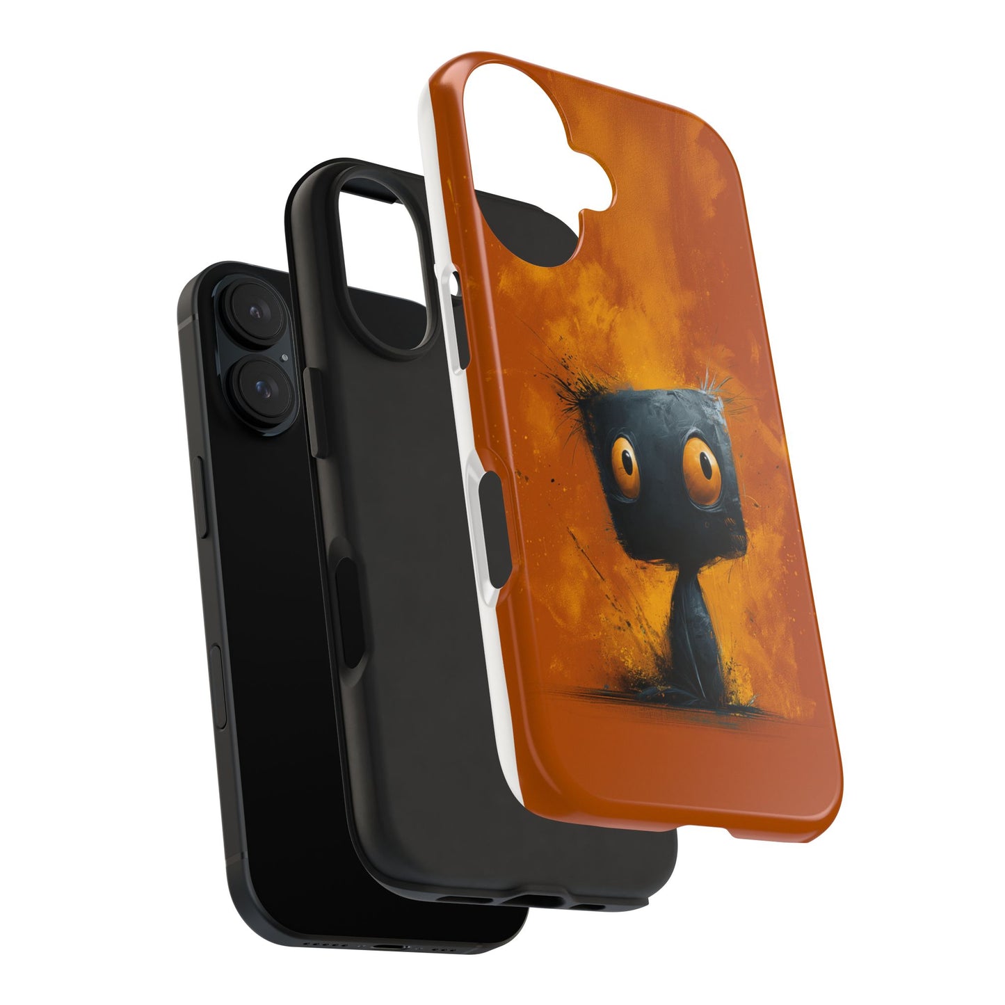 Cute Monster Tough Phone Case - Durable Protector for Kids & Adults