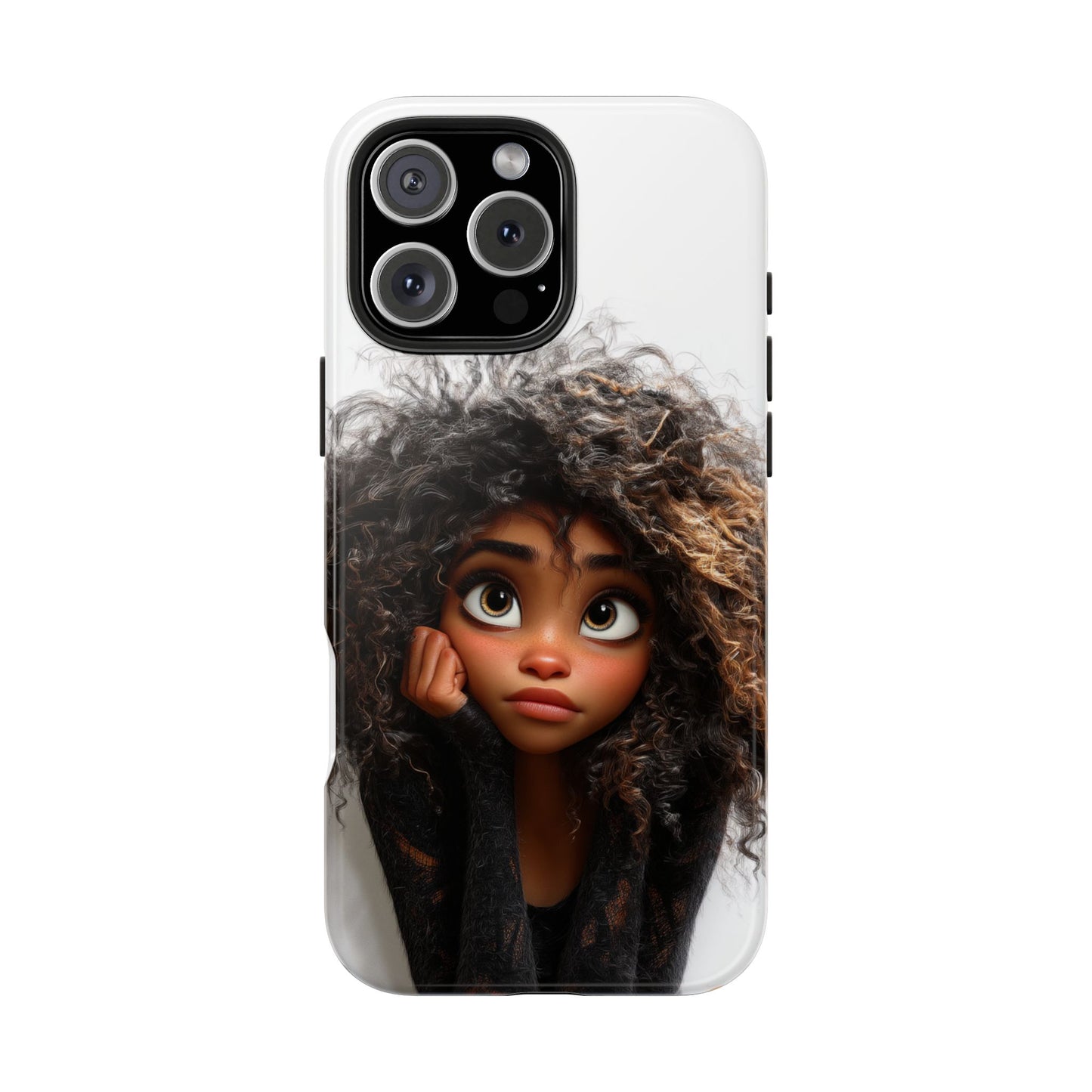 Whimsical Tough Phone Case – Playful Character Design for Teens & Creatives