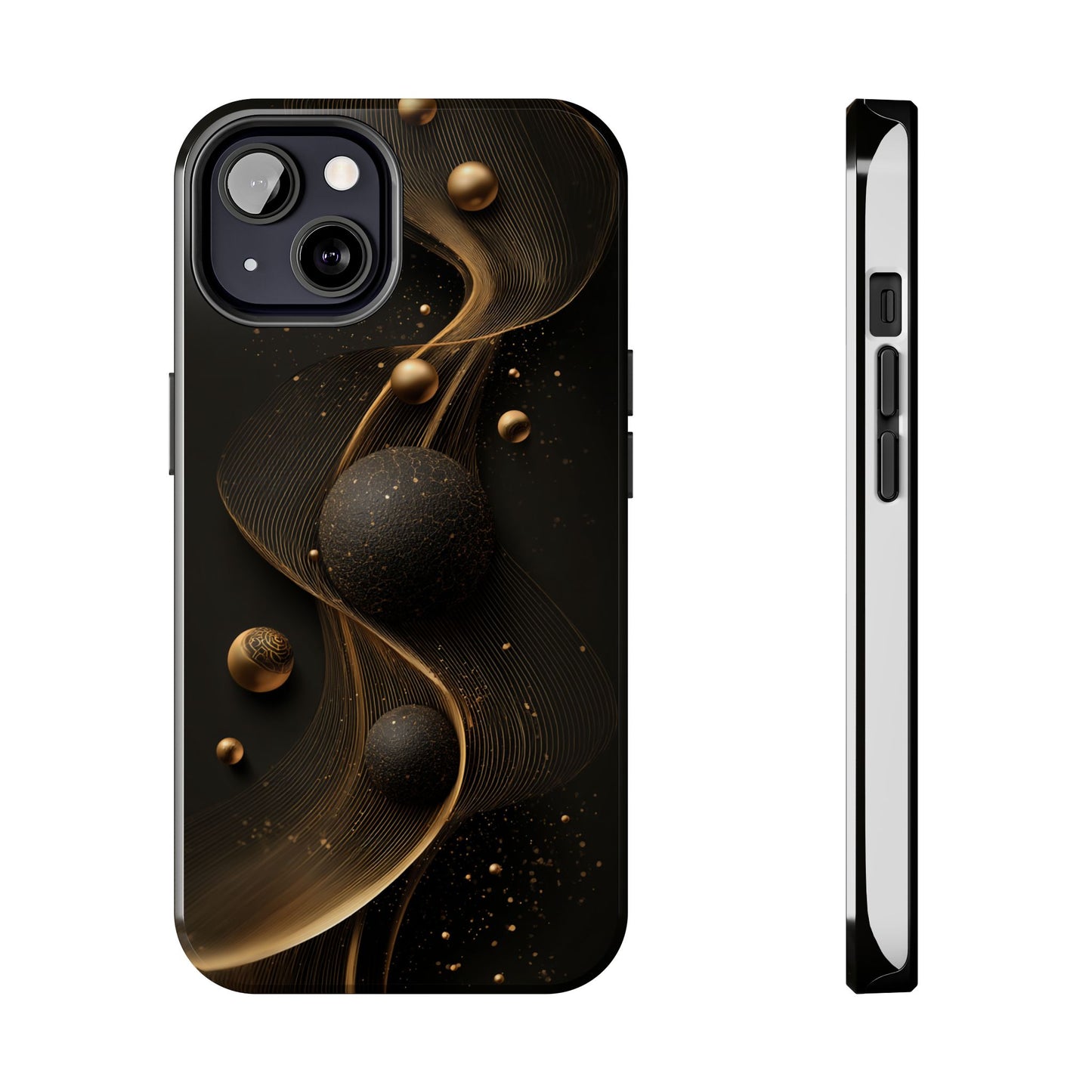 Elegant Abstract Galaxy Tough Phone Case - Perfect for Cosmic Art Lovers