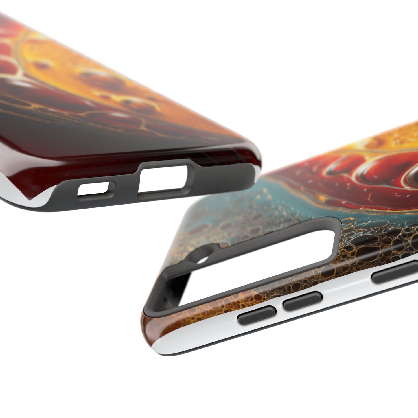 Vibrant Abstract Tough Phone Case - Colorful Protection for Your Device
