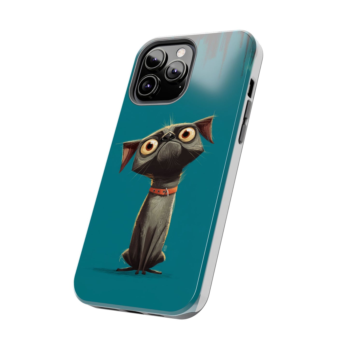Cute Dog Tough Phone Case - Durable Protection for Pet Lovers