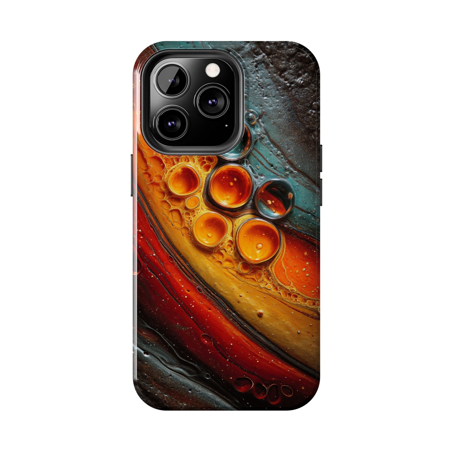 Artistic Tough Phone Case - Unique Abstract Design for Durable Protection
