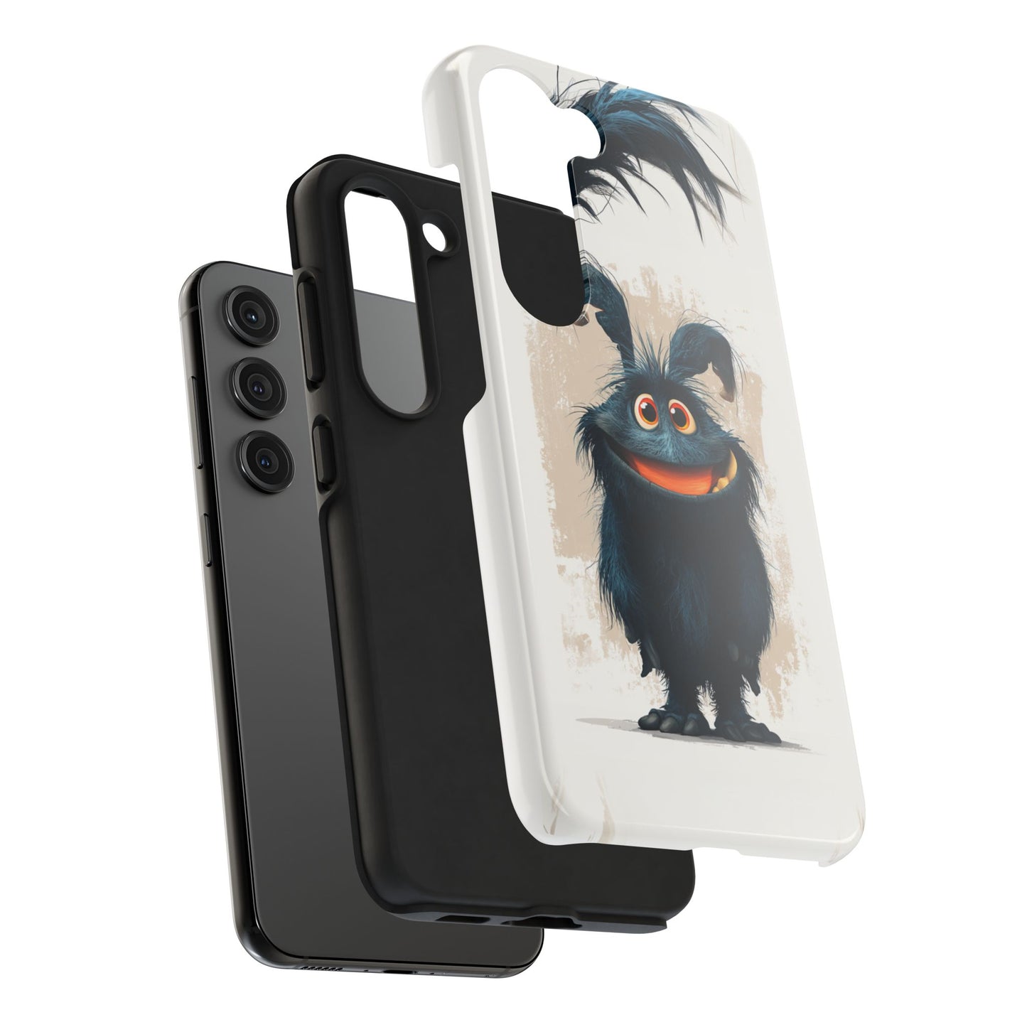 Whimsical Monster Tough Phone Case - Durable Protection for Fun-Loving Individuals