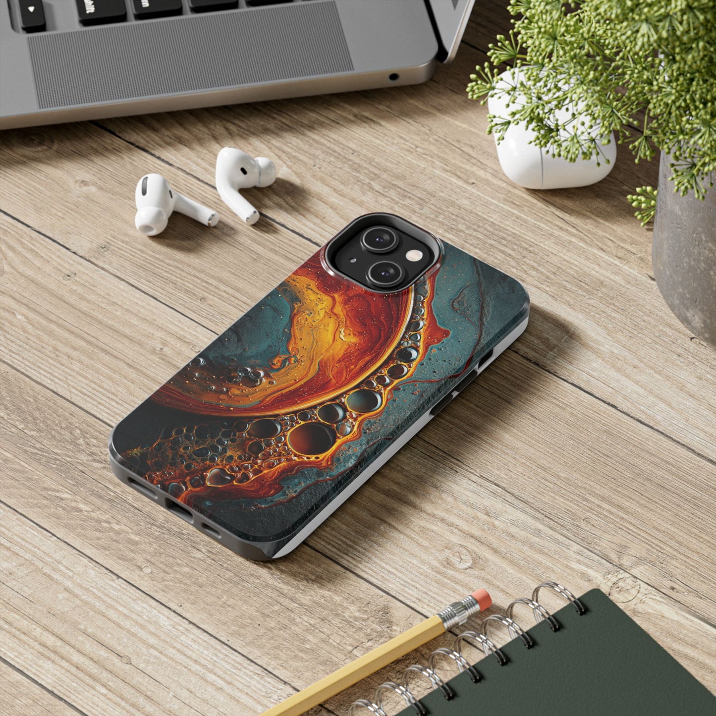 Vibrant Abstract Tough Phone Cases - Stylish Protection