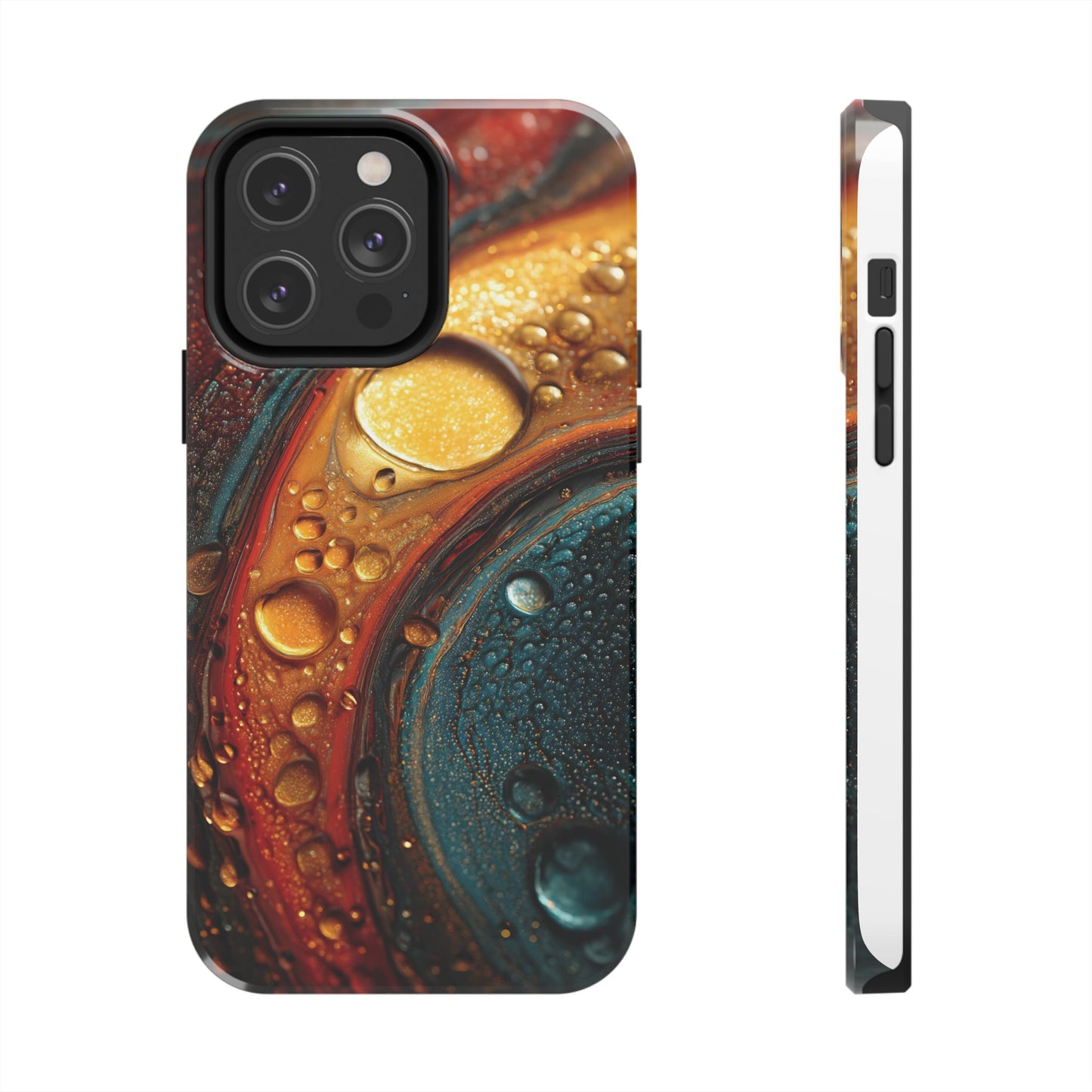 Vibrant Watercolor Tough Phone Case - Colorful Abstract Design